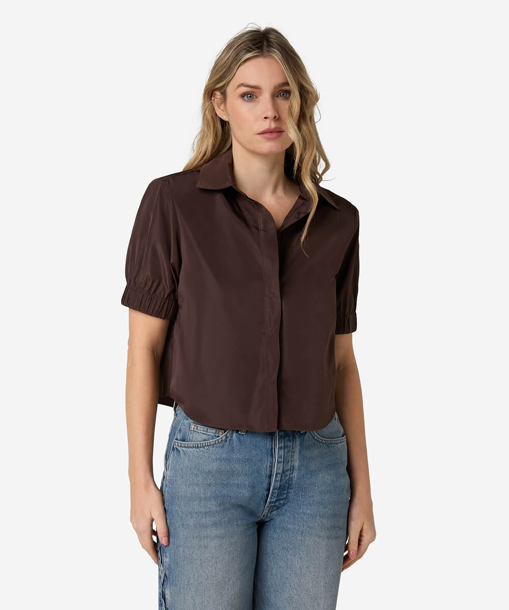 Bonnie Blouse - Arcilla Brown