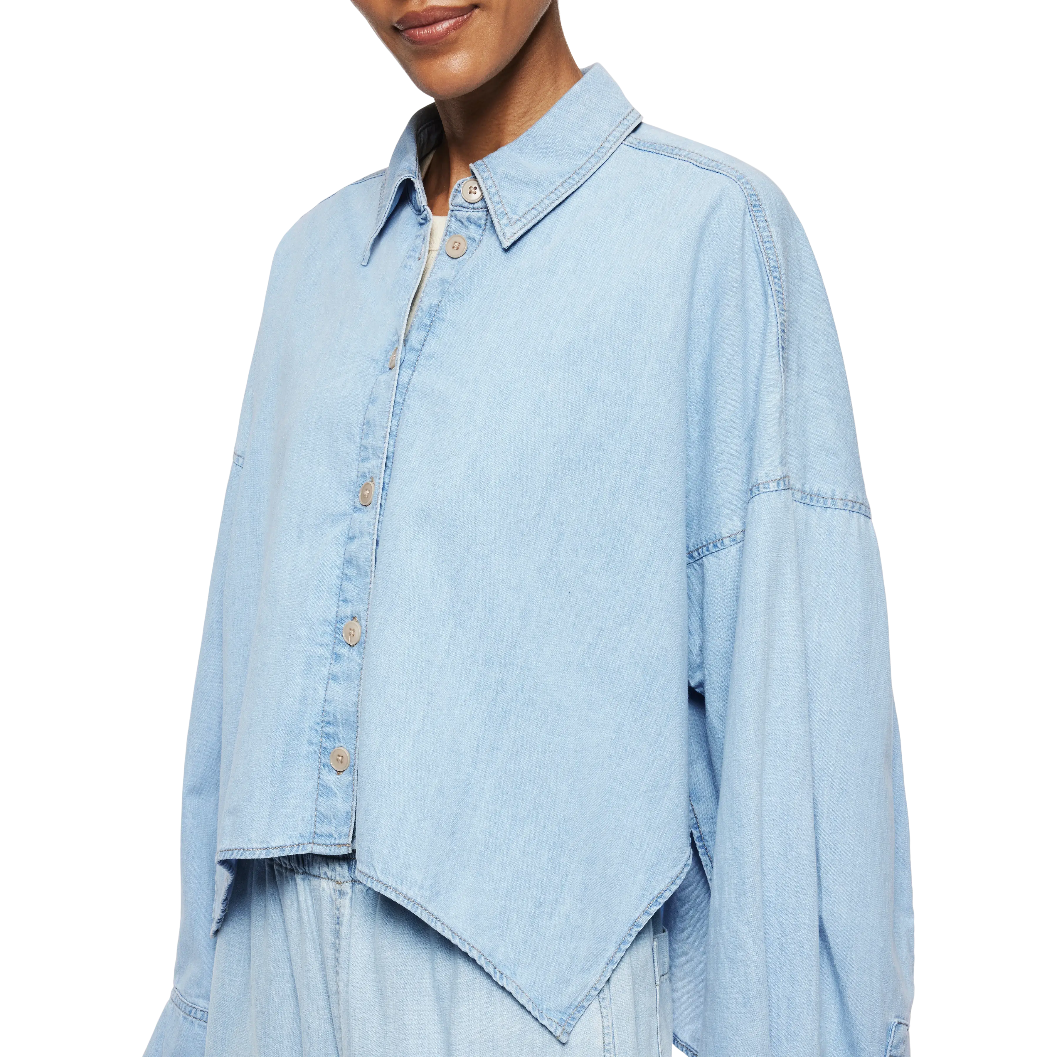 Oshia Blouse - Blue