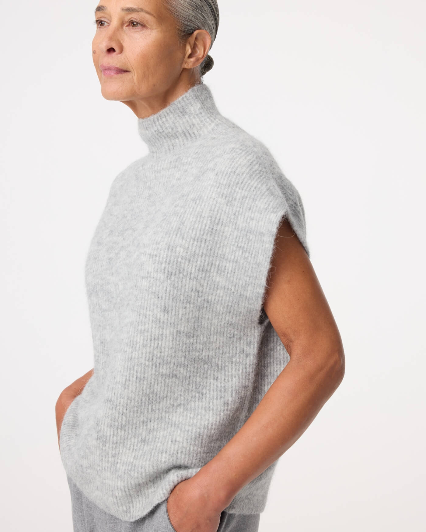 Rave Pullover – Grau meliert