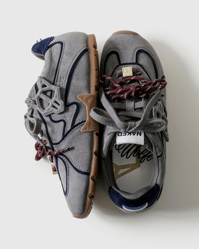 Adored Sneaker - Grey Suede