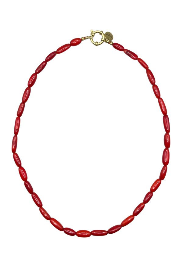 Tommy Bold Necklace - Red