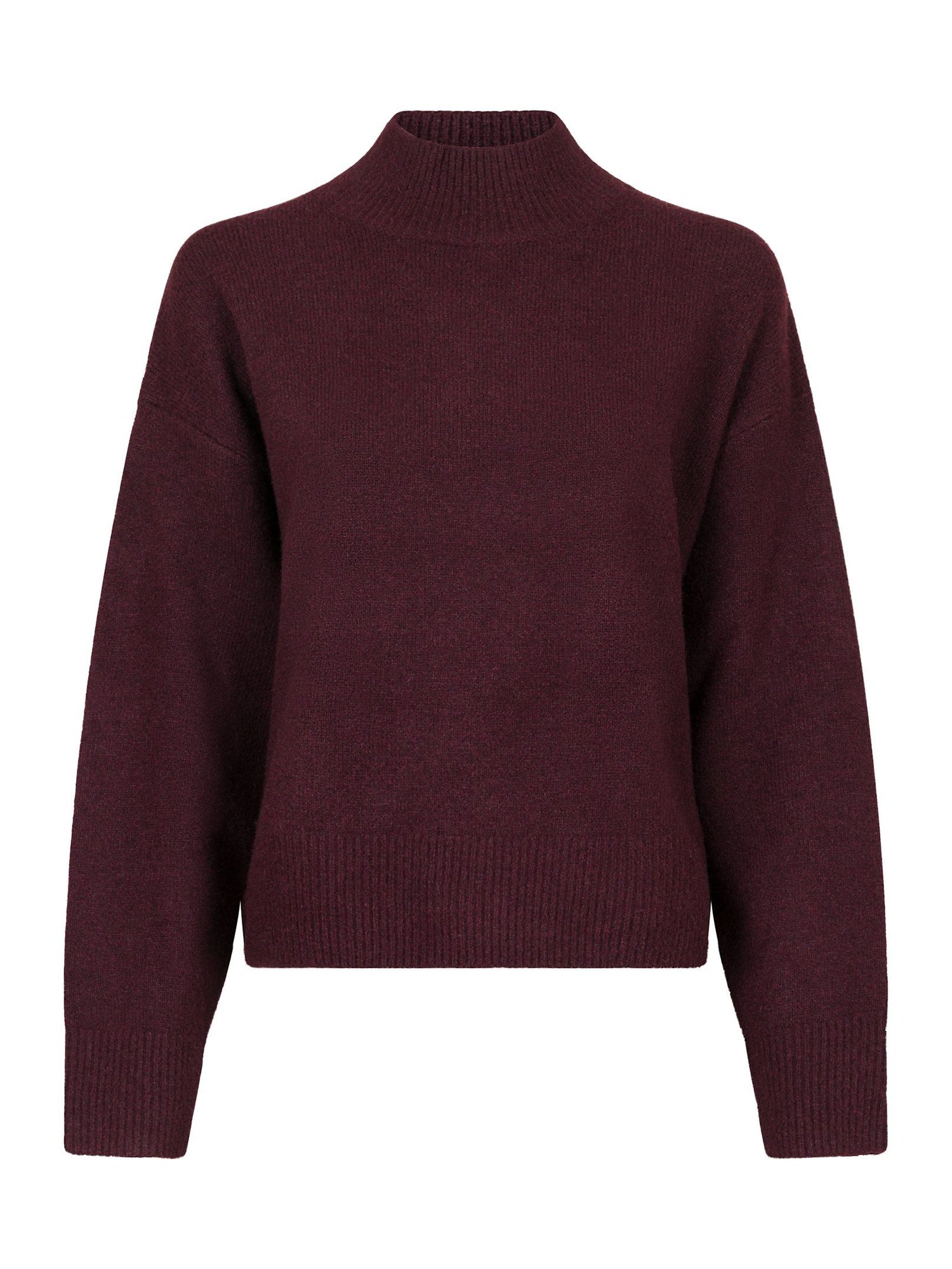Paulina Knit Blouse - Wine