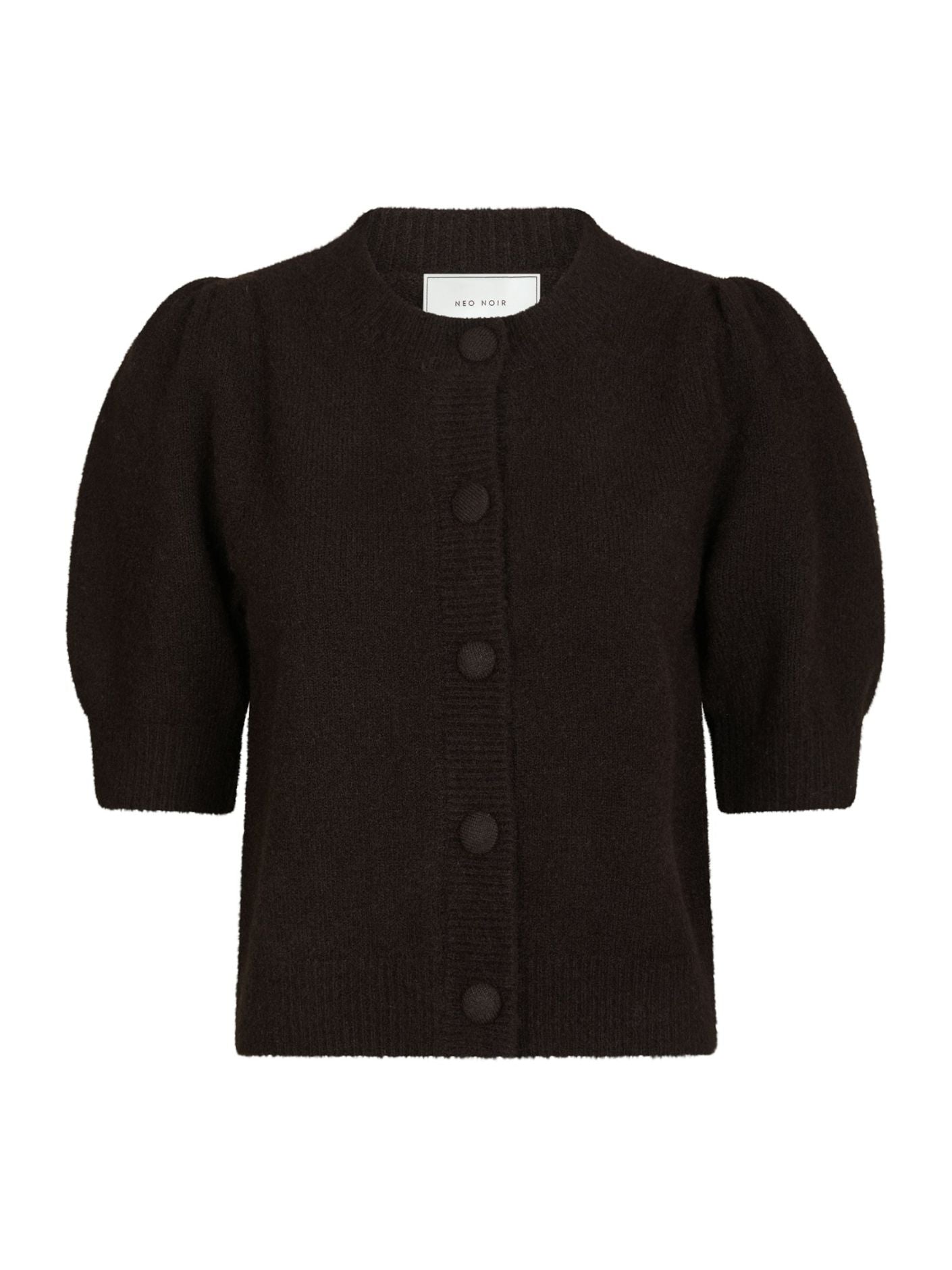 Trudy Knit Cardigan - Dark Brown