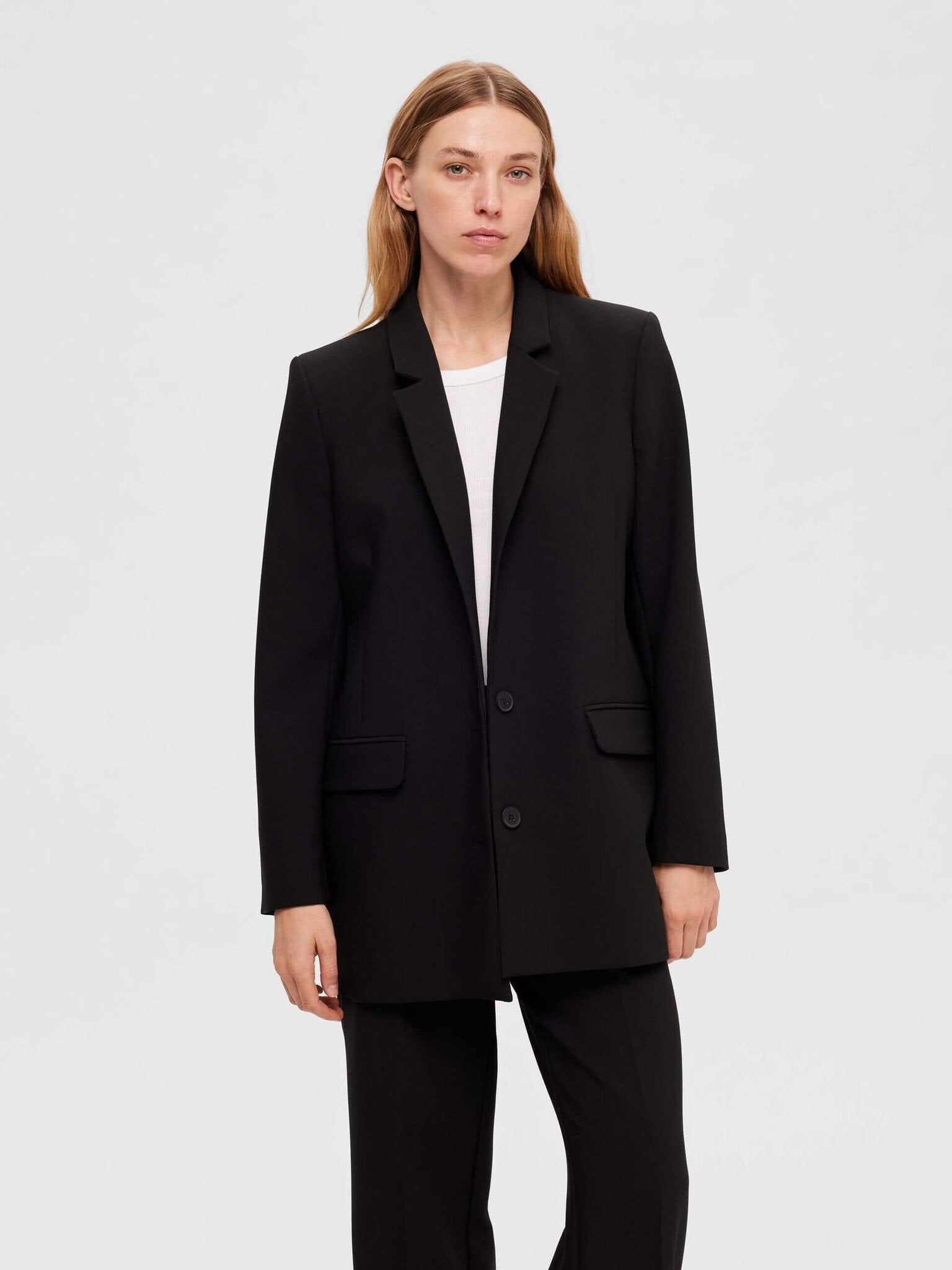 SLFRita ls relaxed blazer black noos