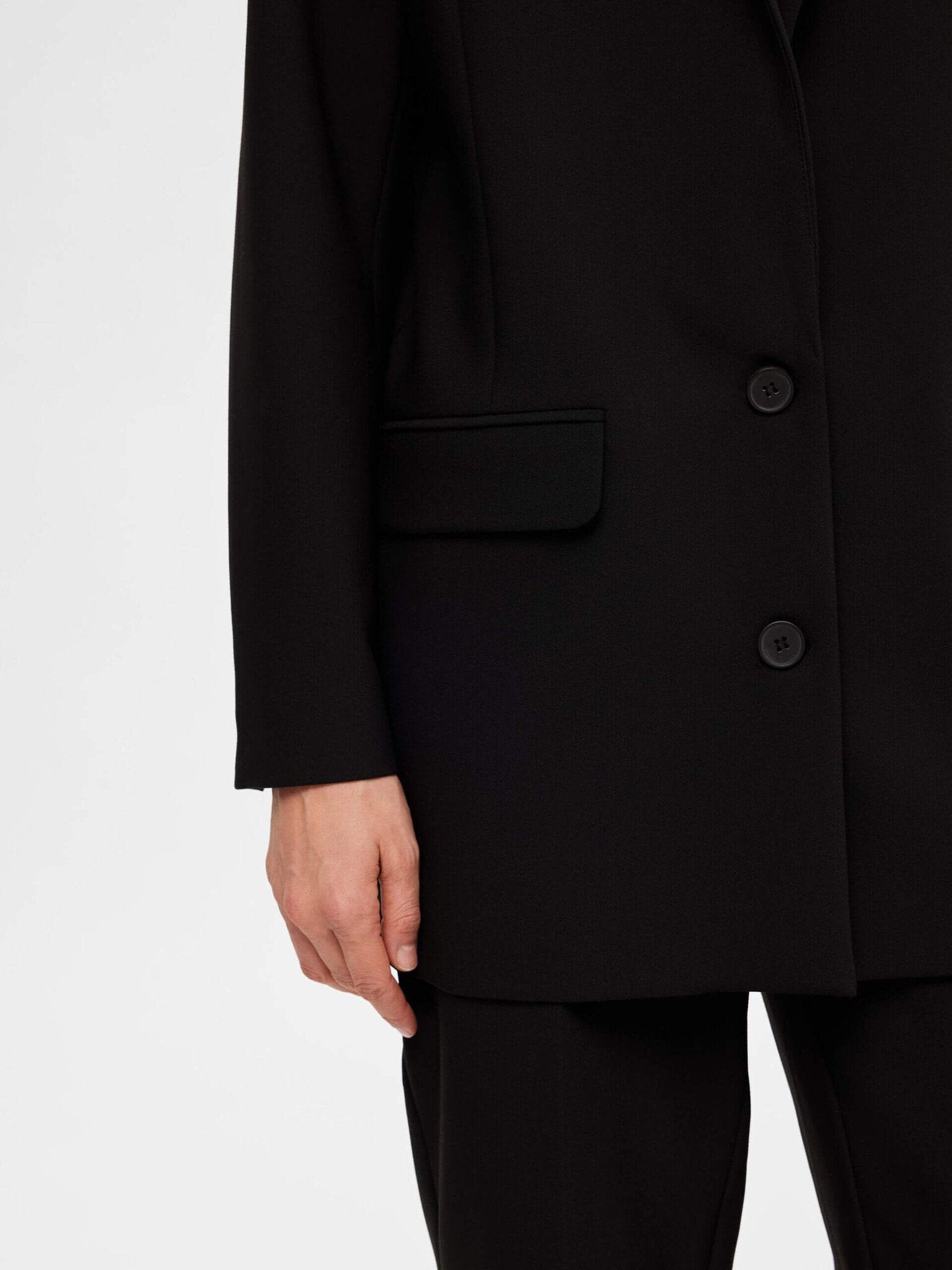 SLFRita ls relaxed blazer black noos