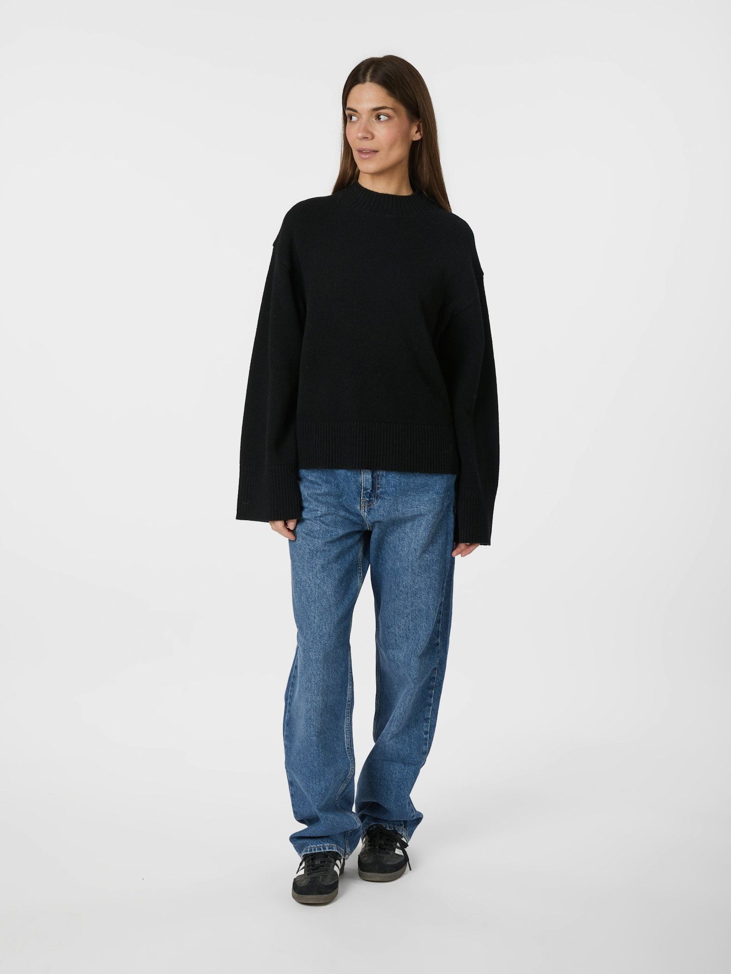Hendrick Knit Blouse - Black