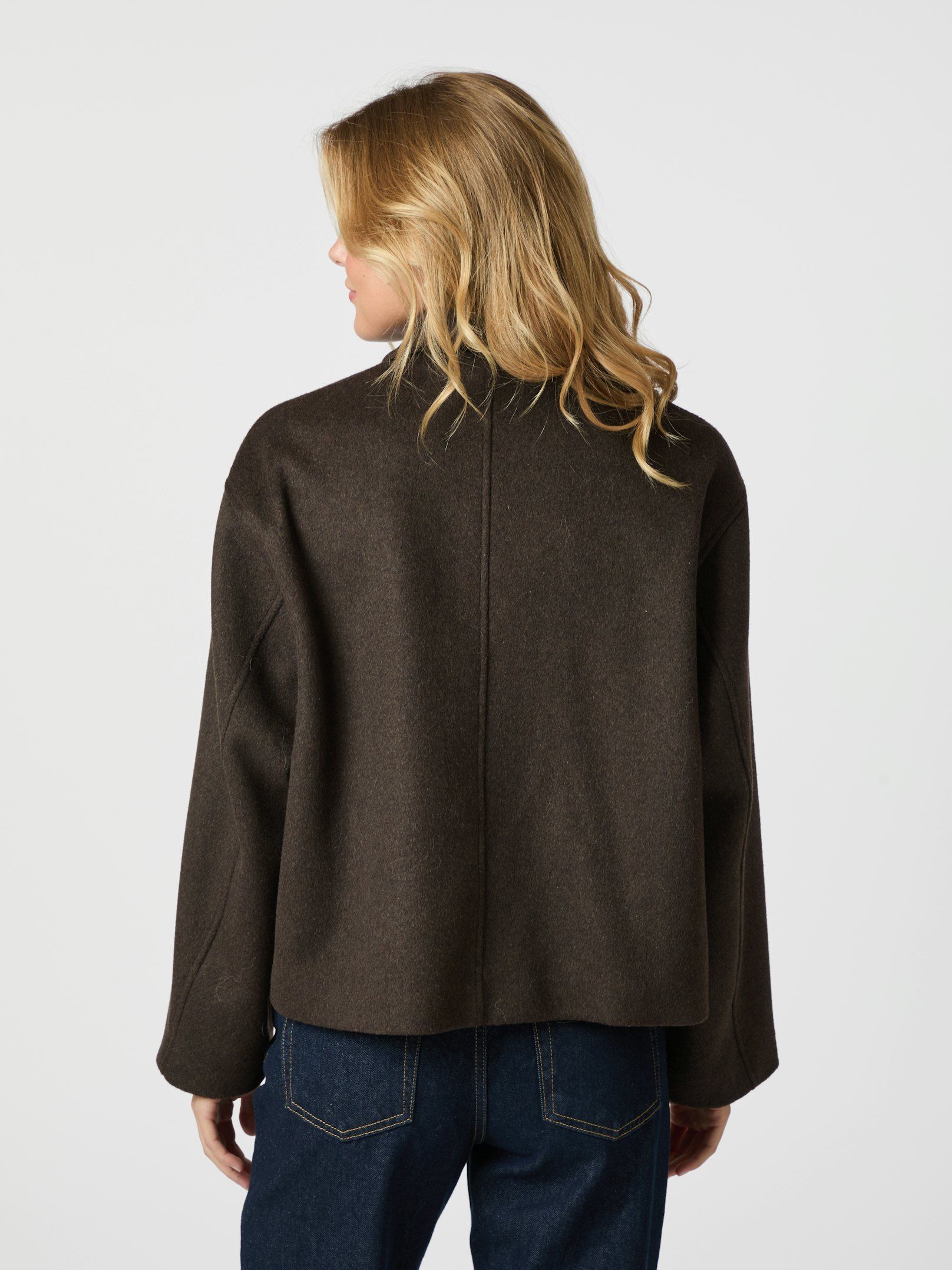 Hamro Wool Jacket - Chocolate Brown