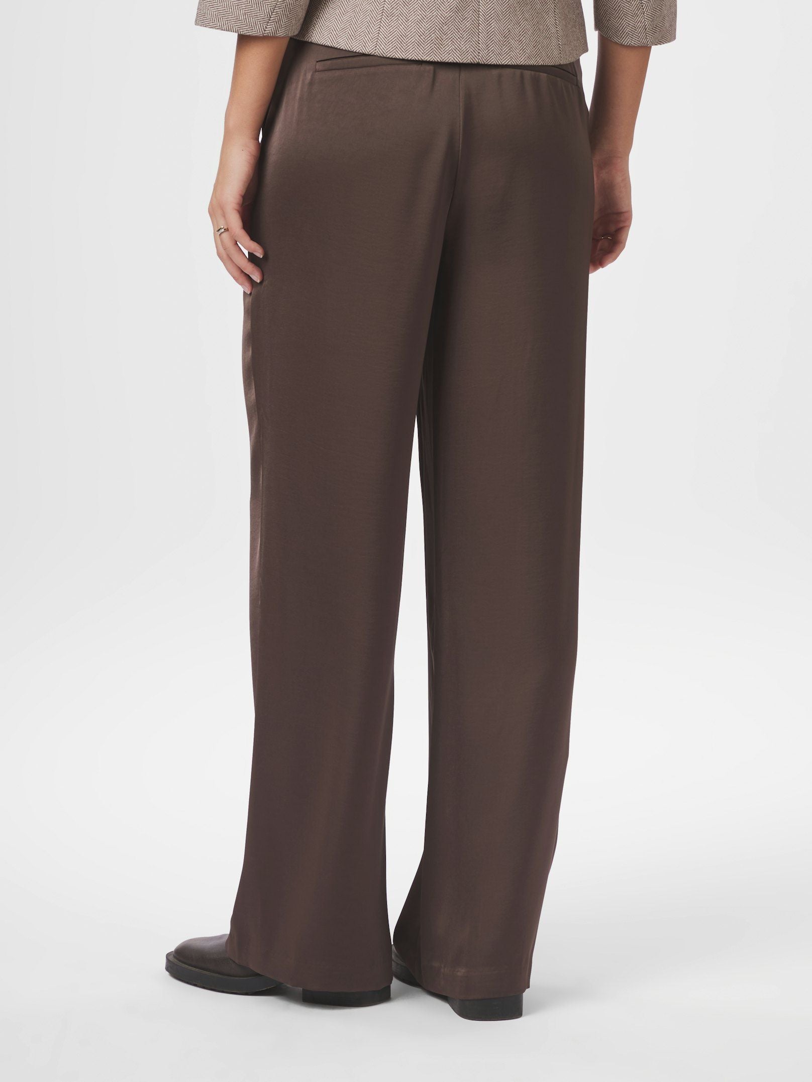 Emmet Heavy Sateen Pants - Dark Brown