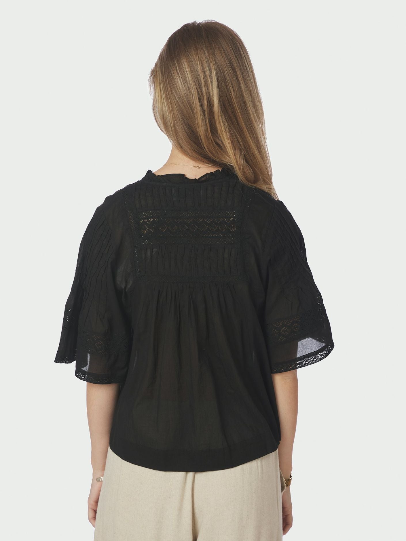 Siama S Voile Blouse - Black