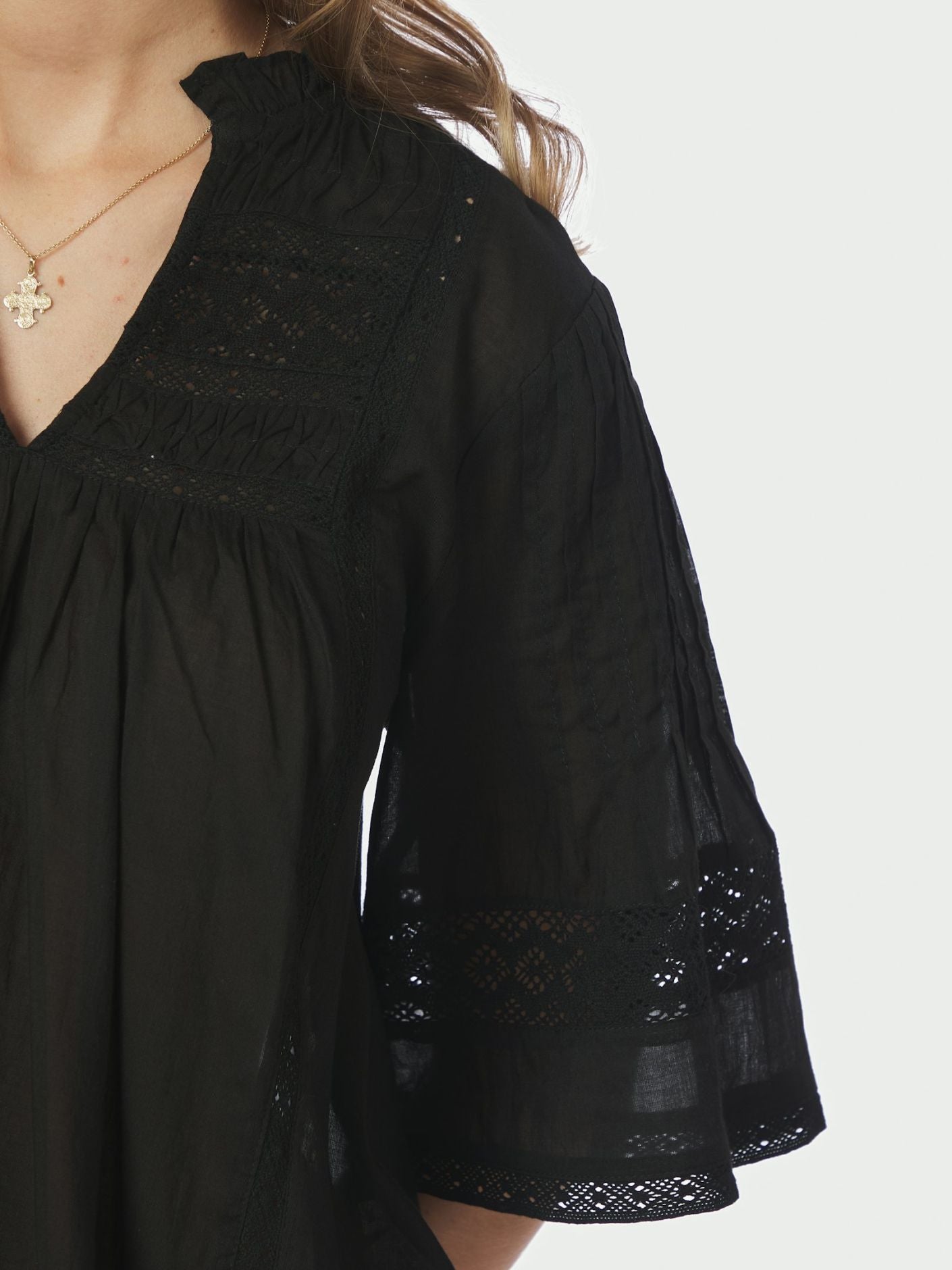 Siama S Voile Blouse - Black