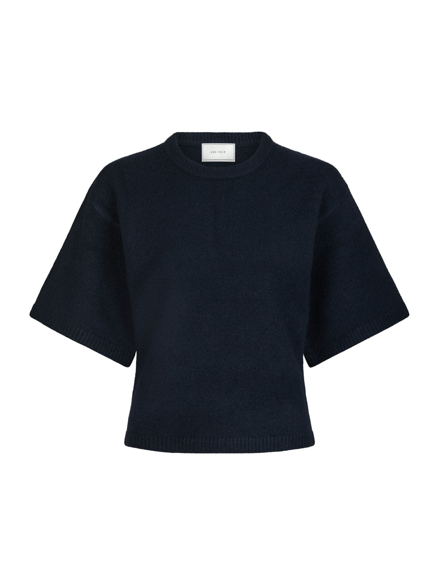 Asha Knit Tee - Navy