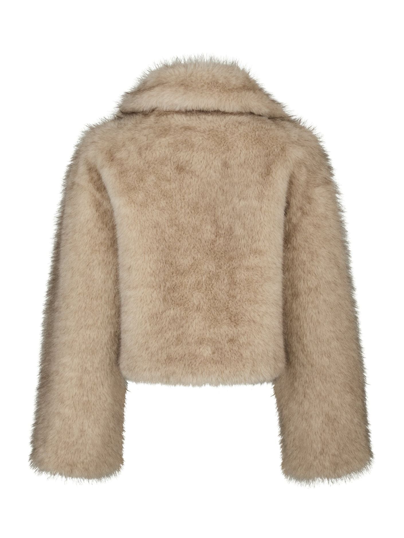 Steff Faux Fur Jacket - Beige