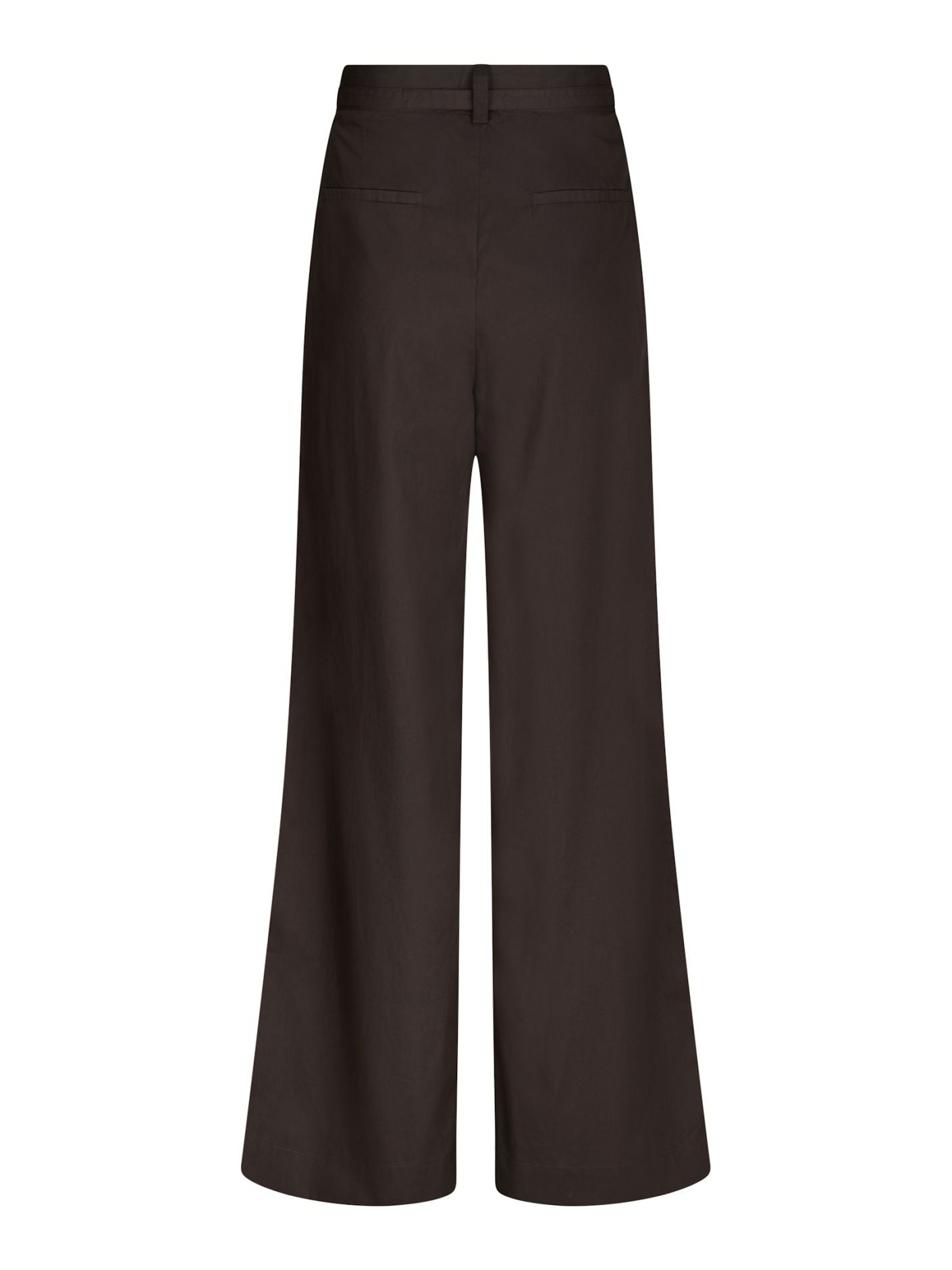 Malba Poplin Pants - Dark Brown
