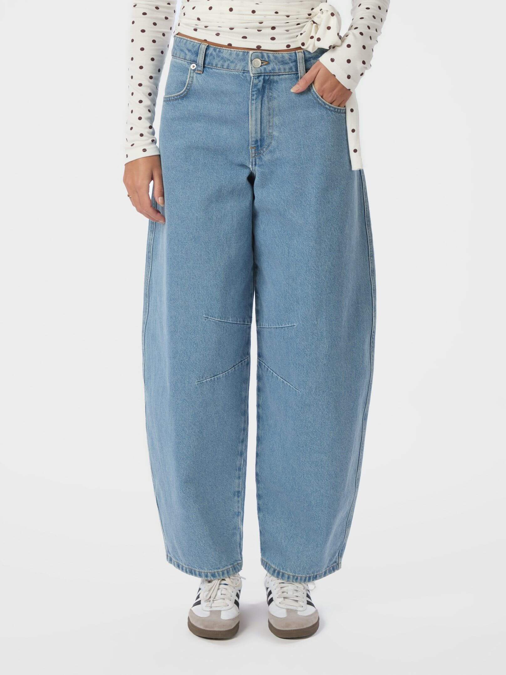 Alannah D Pants - Stonewash