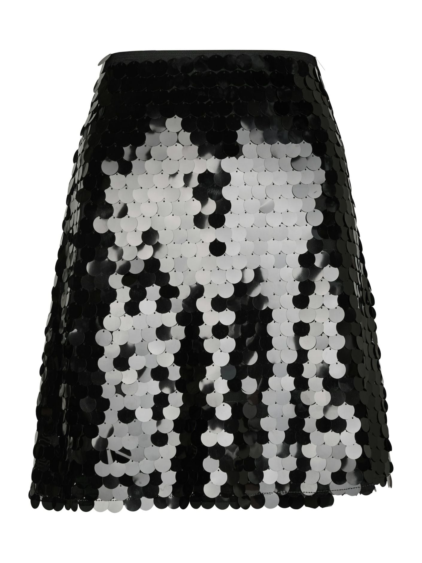 Miva Big Sequins Skirt - Black