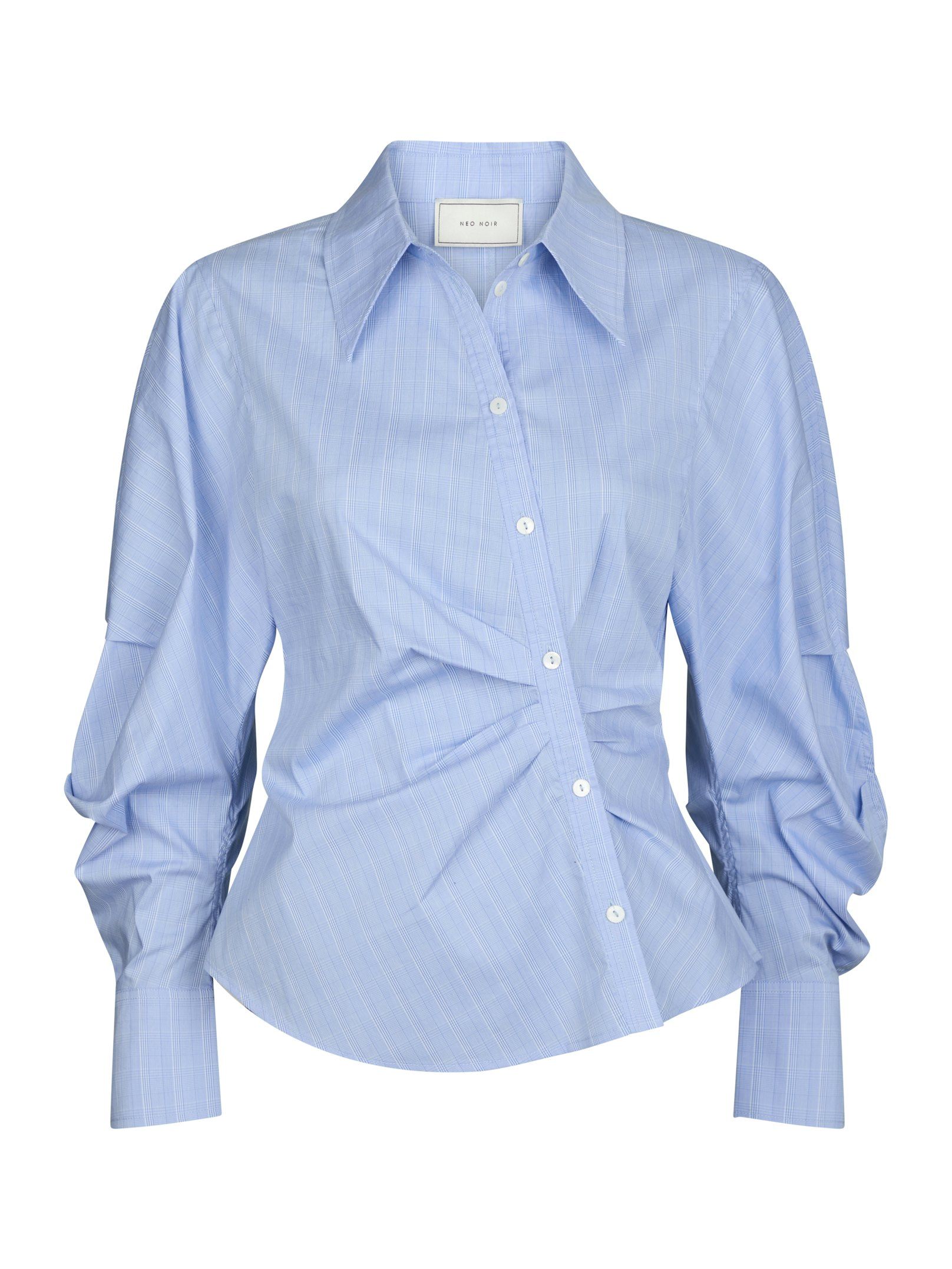 Neoella Flannel Shirt - Light Blue