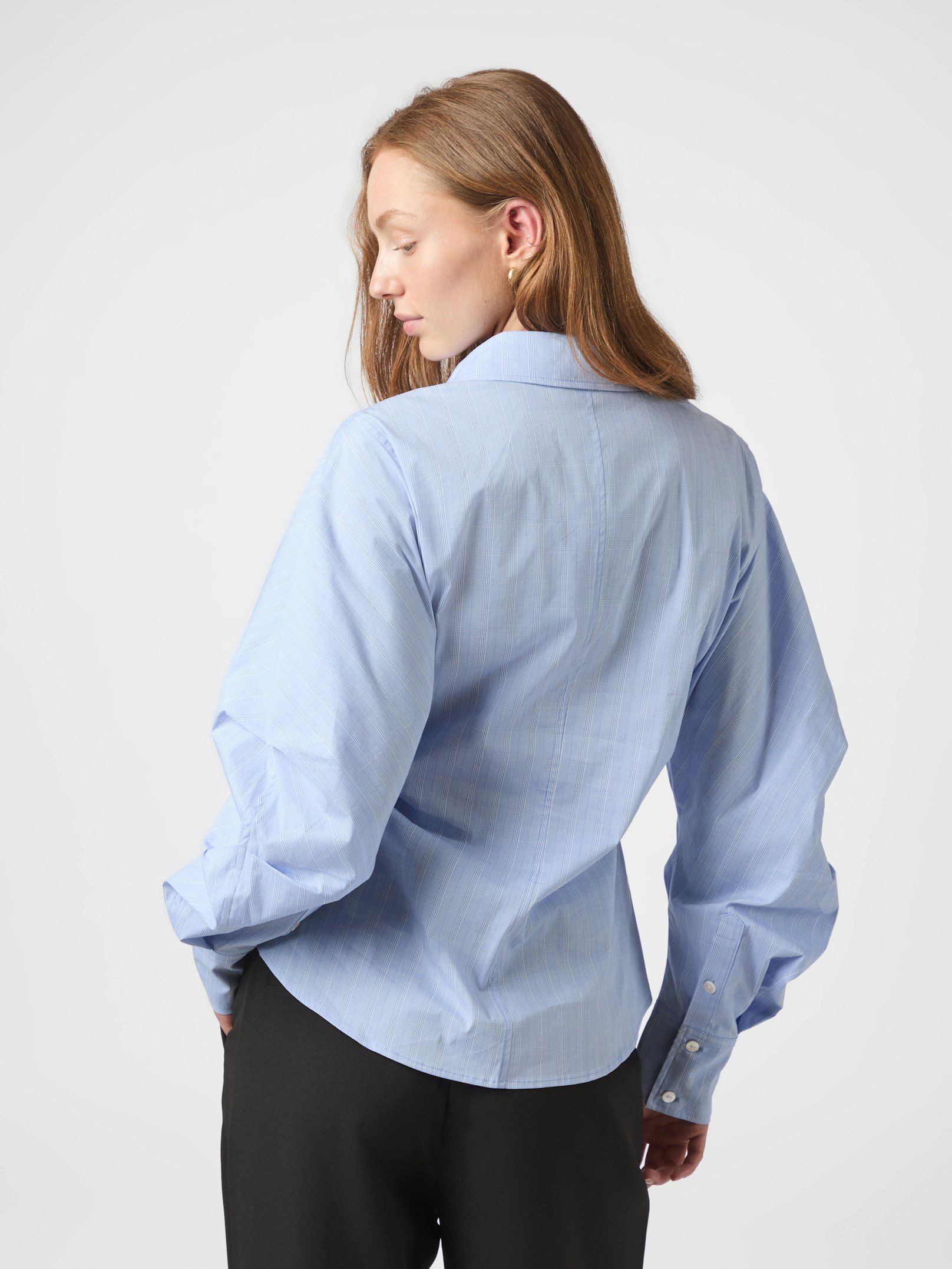 Neoella Flannel Shirt - Light Blue