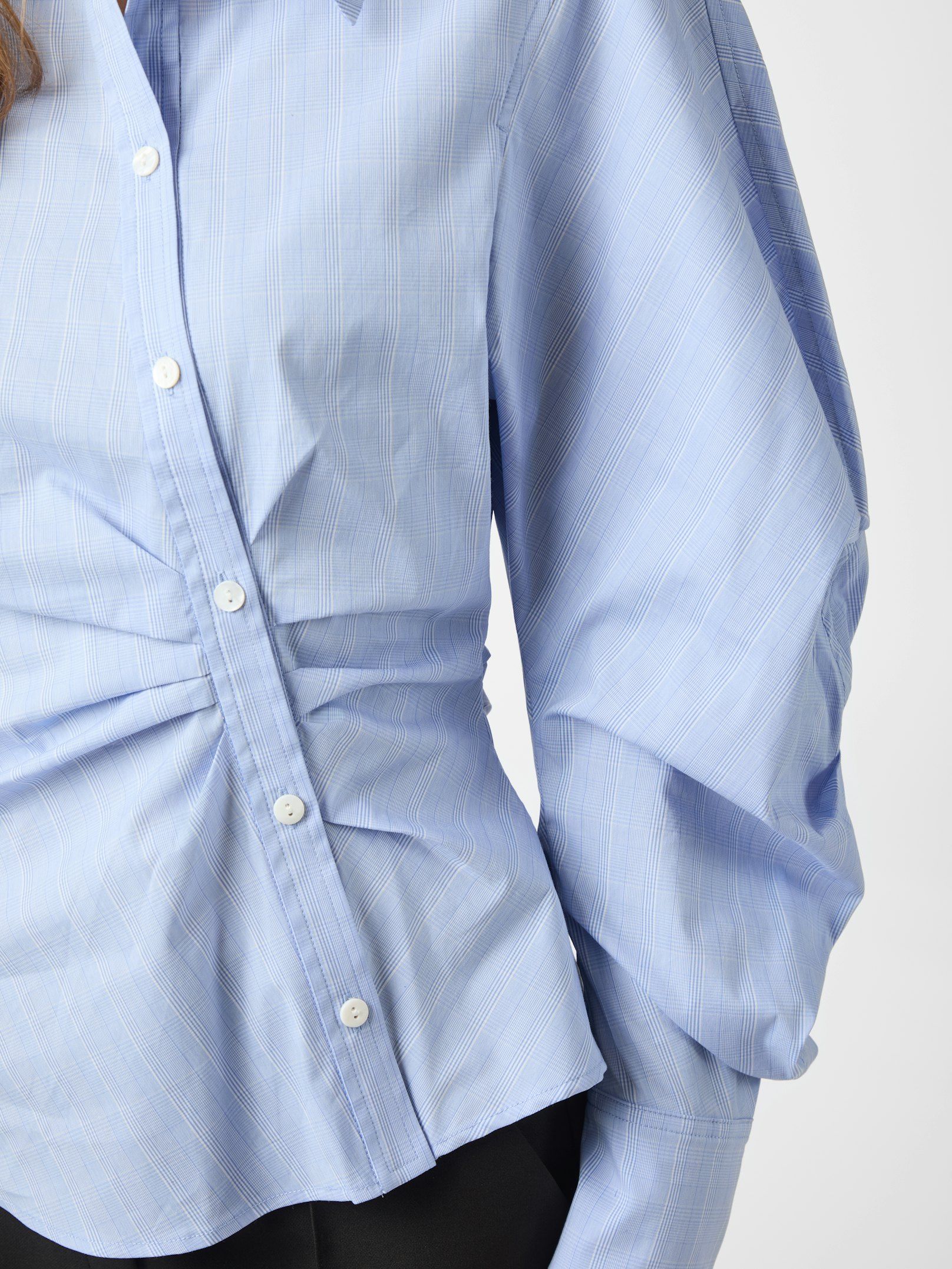 Neoella Flannel Shirt - Light Blue