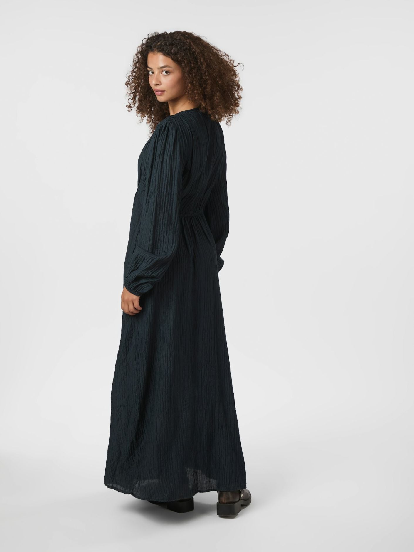 Silfi Crepe Dress - Navy