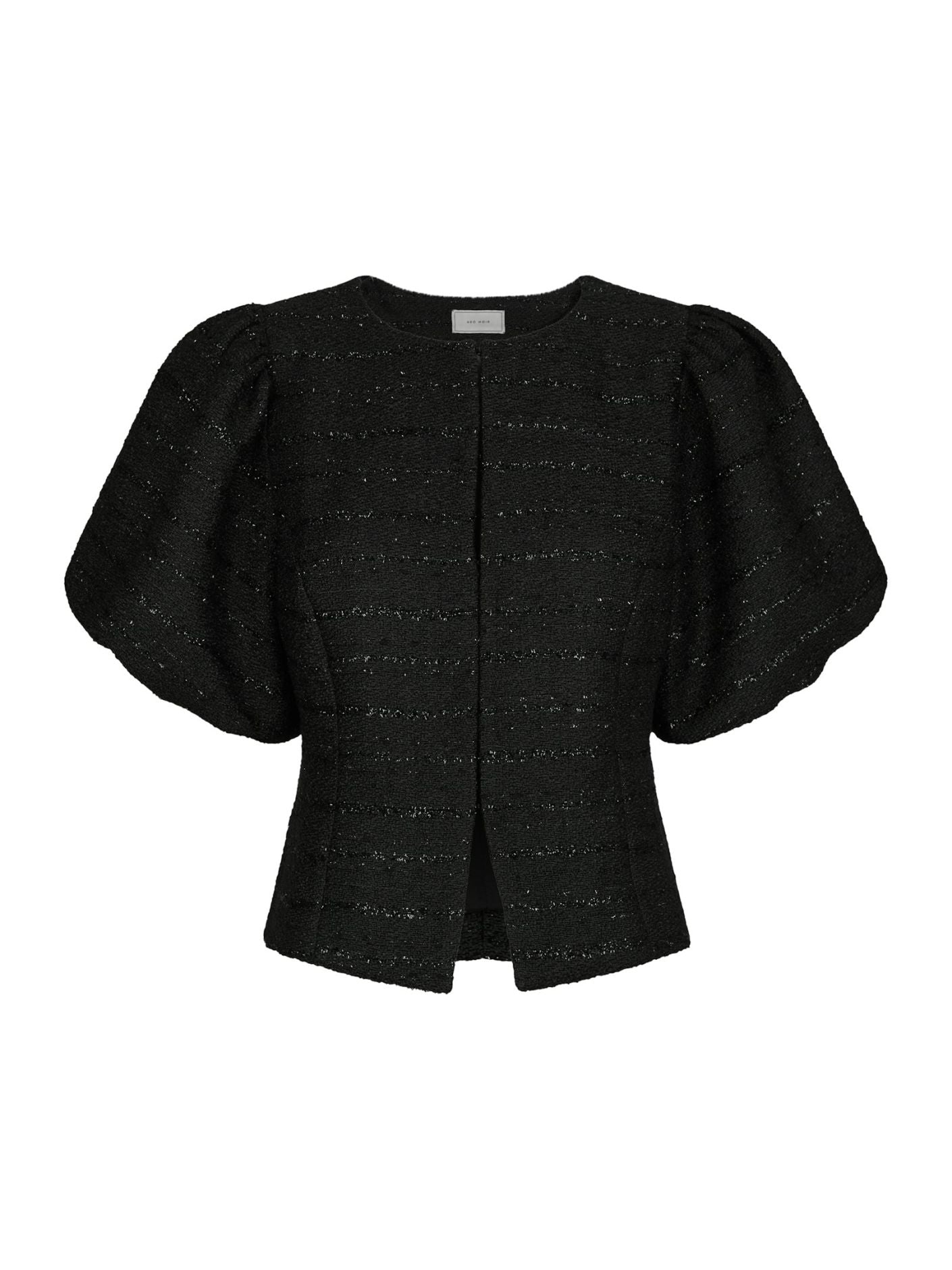 Anela Boucle Blouse - Black