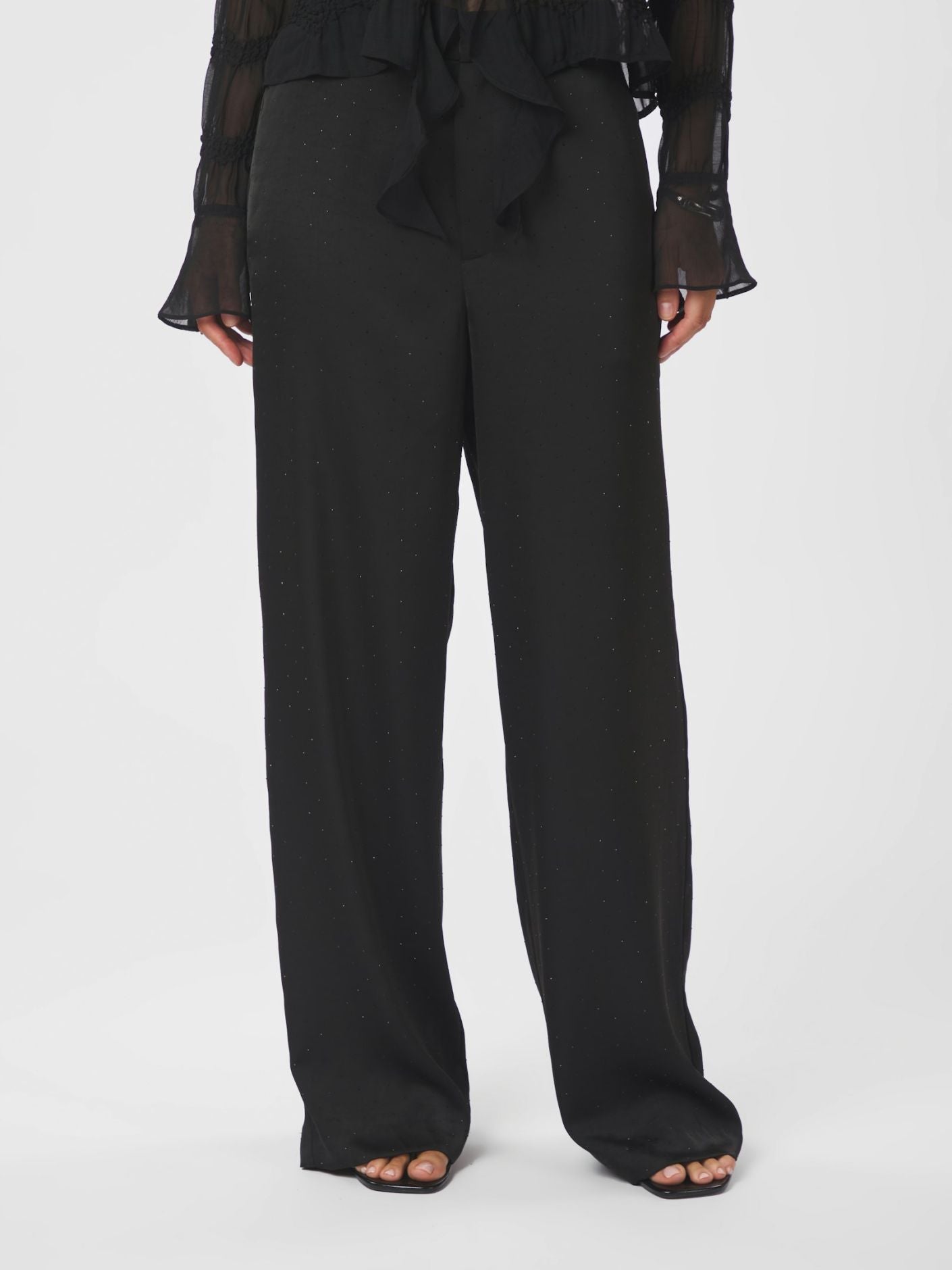 Emmet Heavy Sateen Bedaz Pants - Black