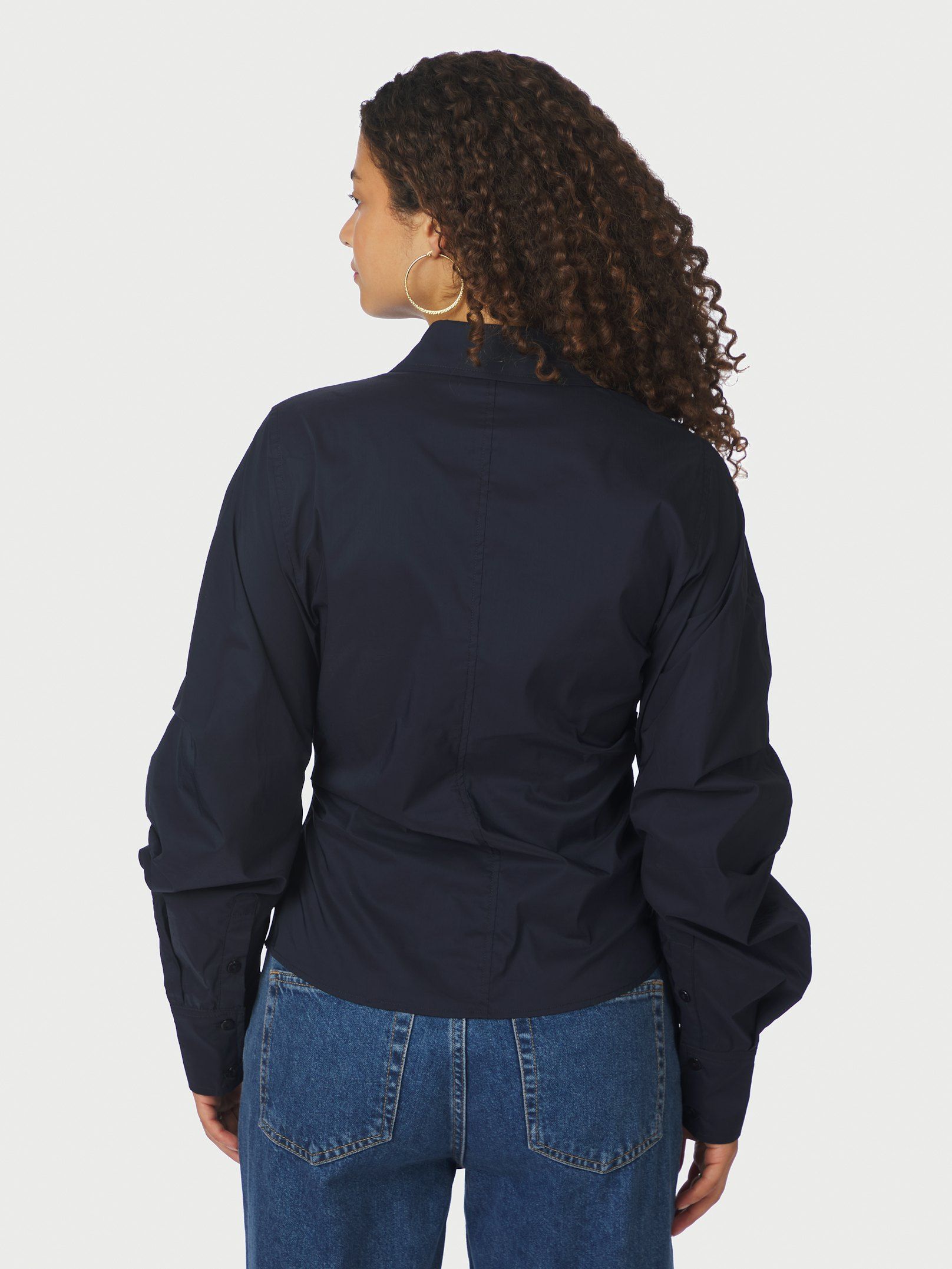 Neoella solid Shirt - Navy