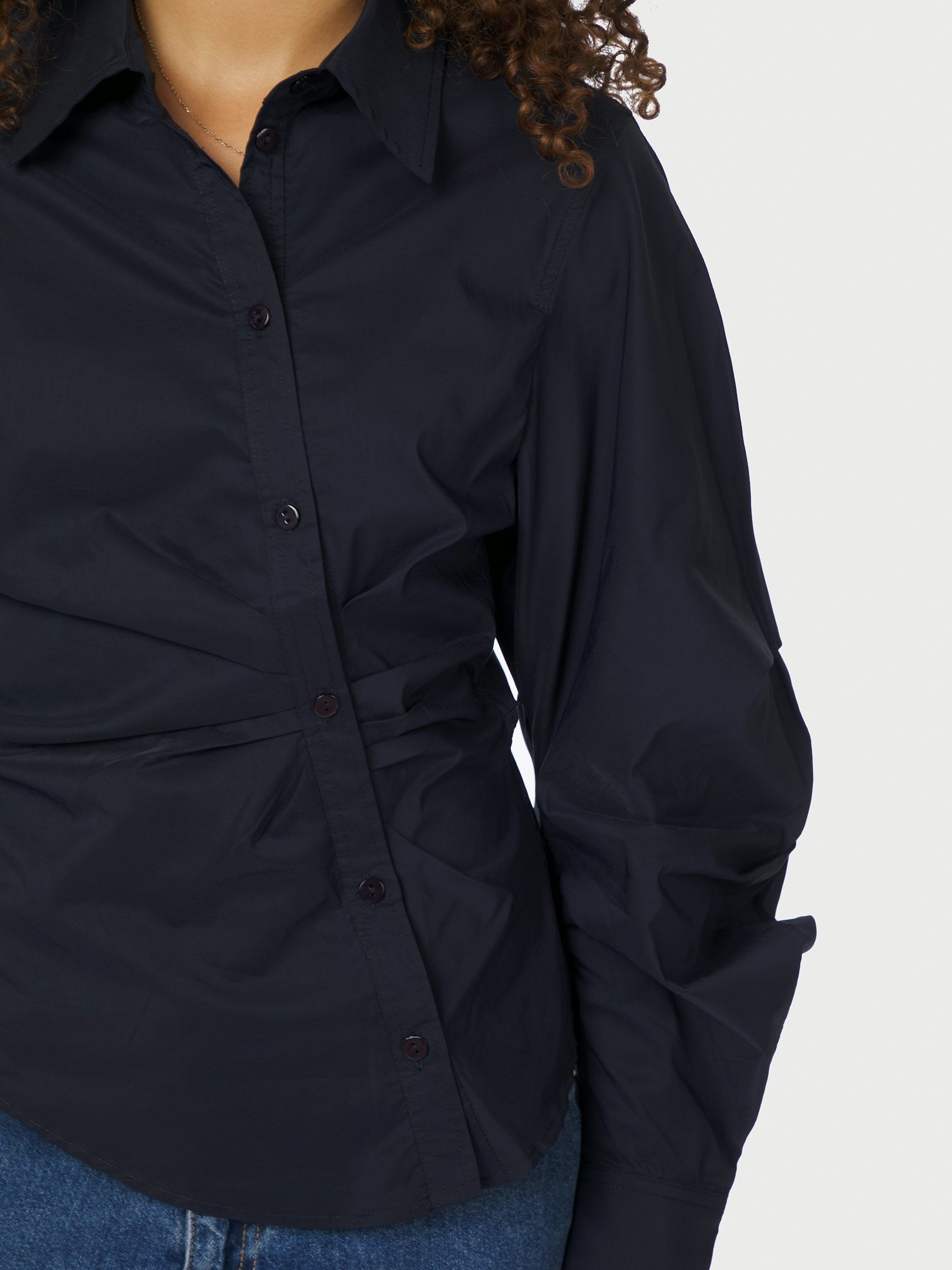 Neoella solid Shirt - Navy