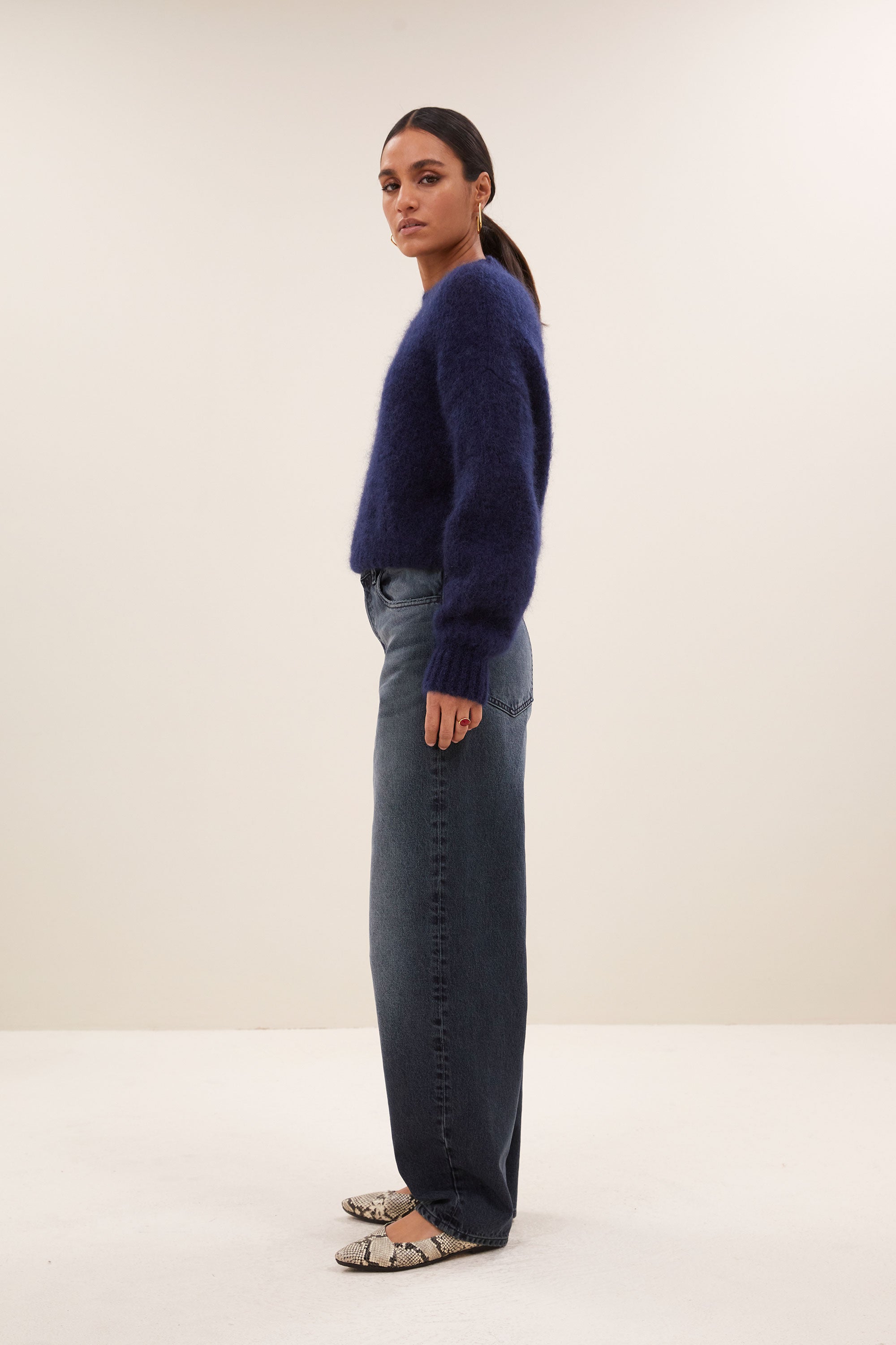 Lew Dark Denim Pants - Dark Denim