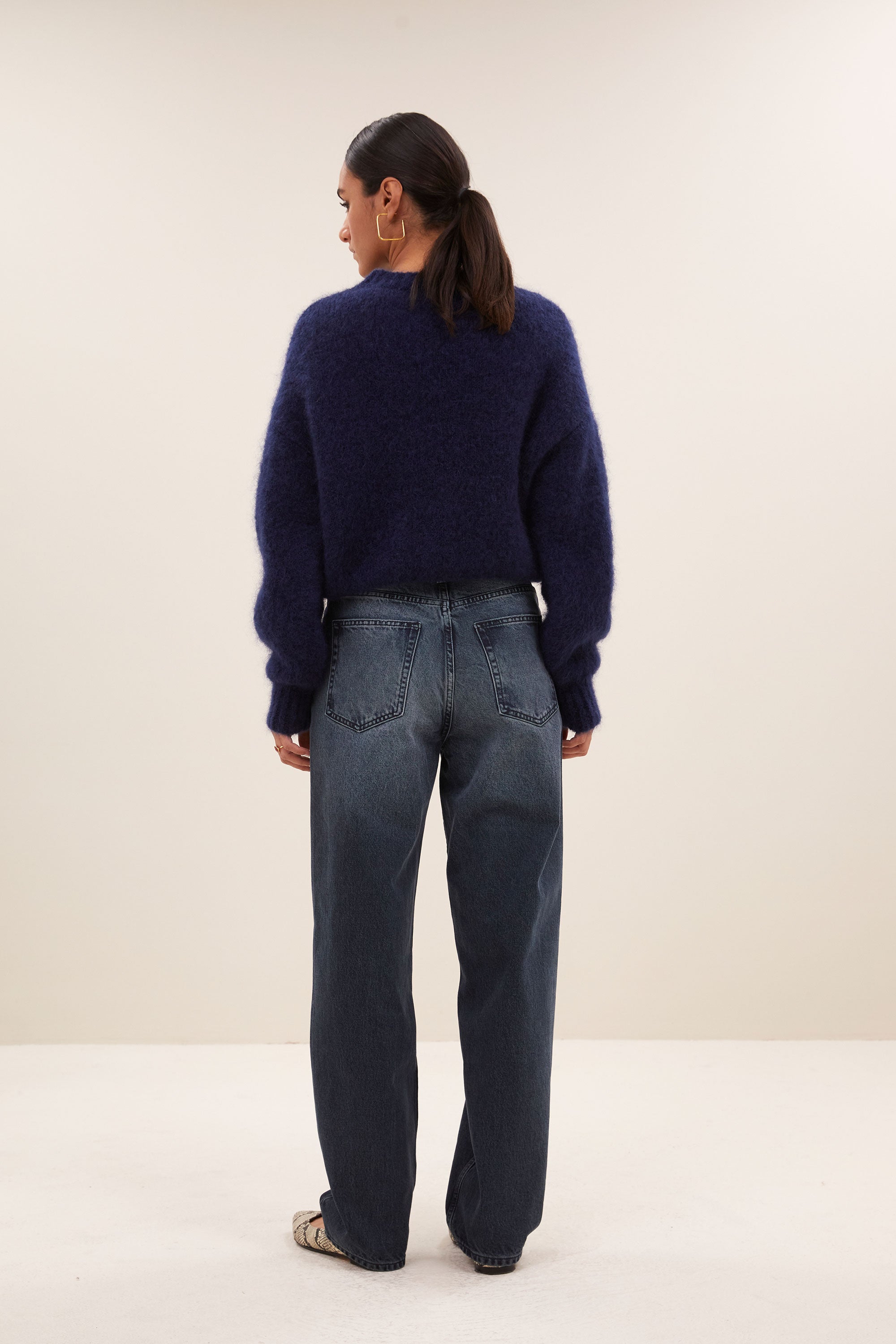 Lew Dark Denim Pants - Dark Denim