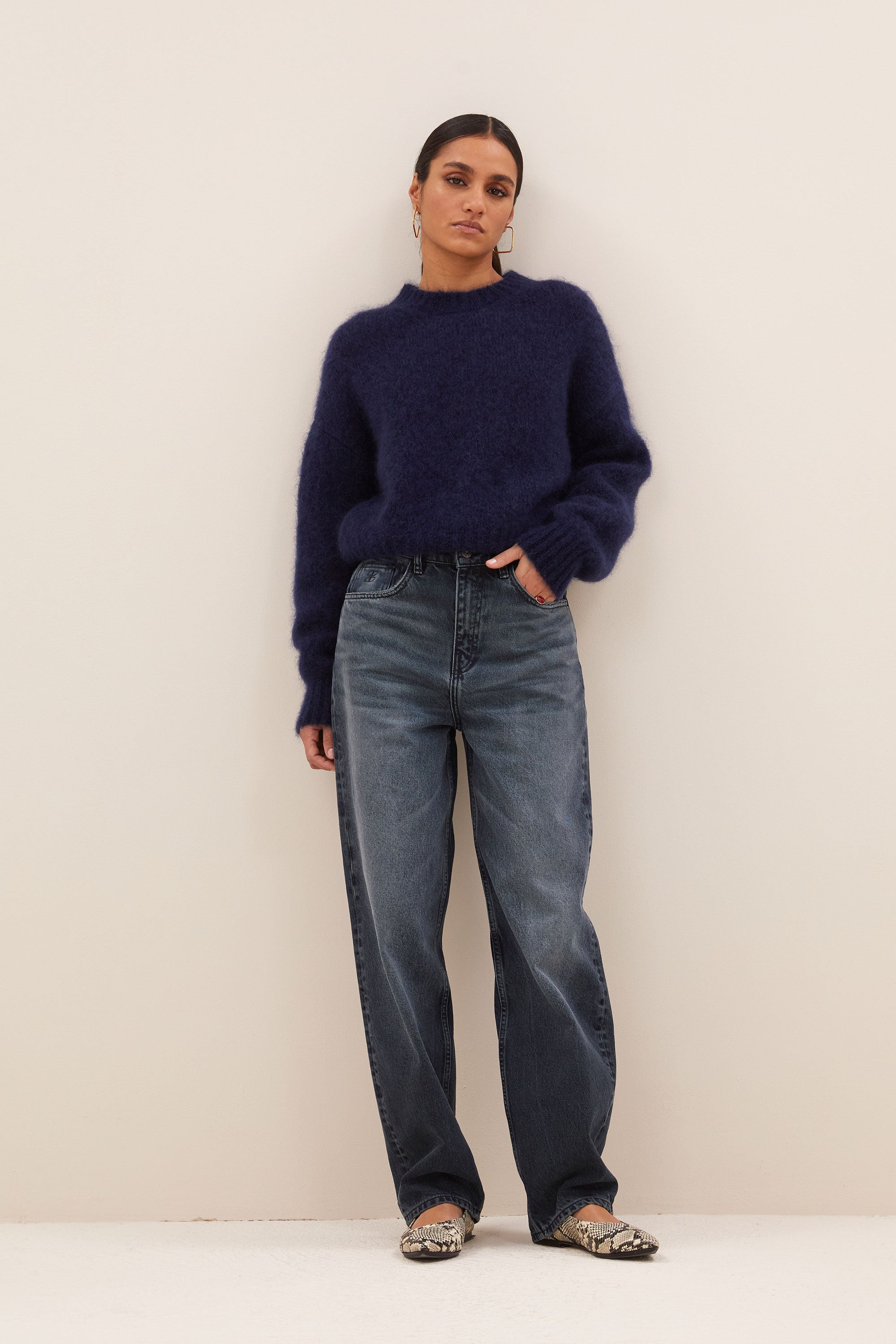 Lew Dark Denim Pants - Dark Denim