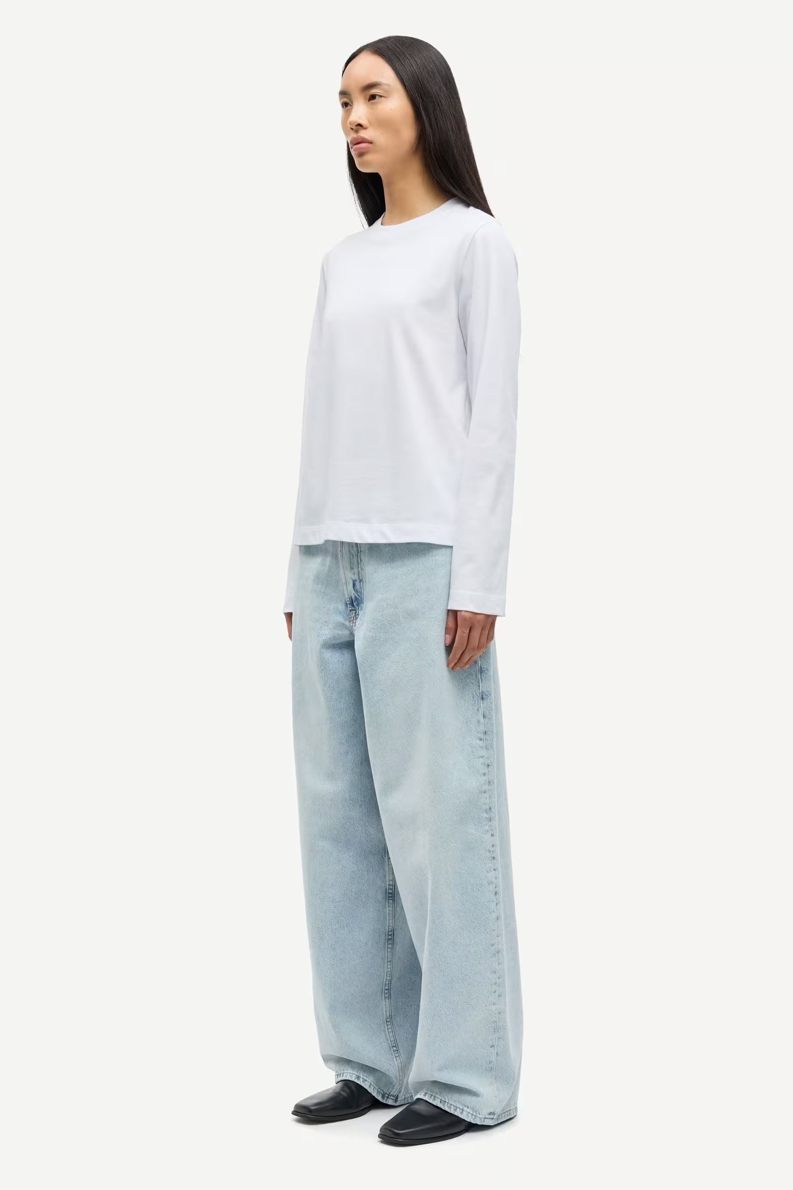 Sacamino LS T-Shirt - White