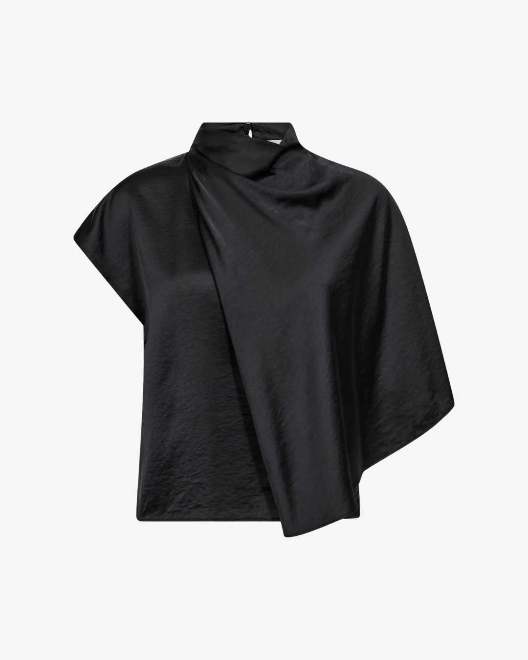IdunCC Cape SS Blouse - Black