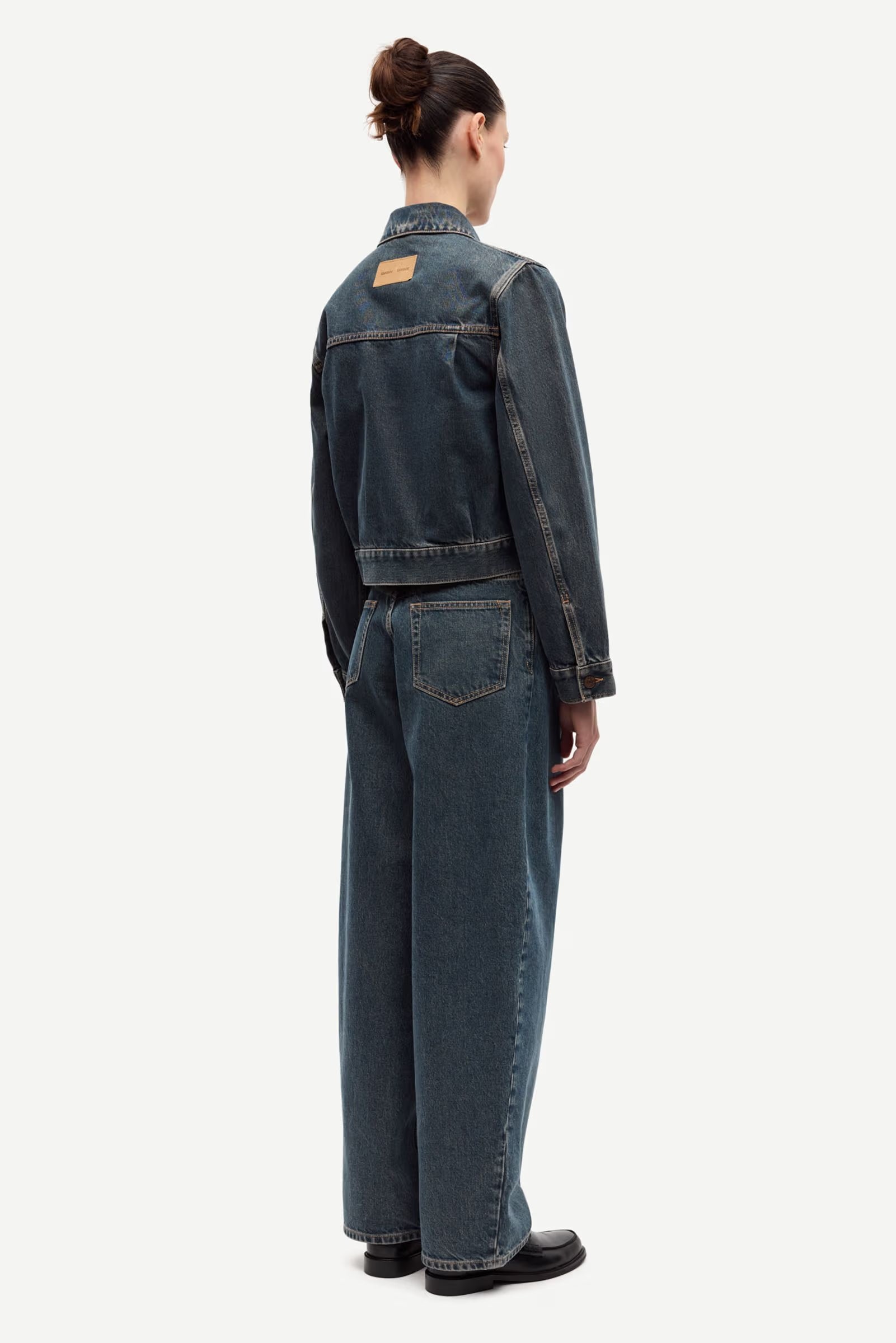 Saharper jeans belt - Burnt oak