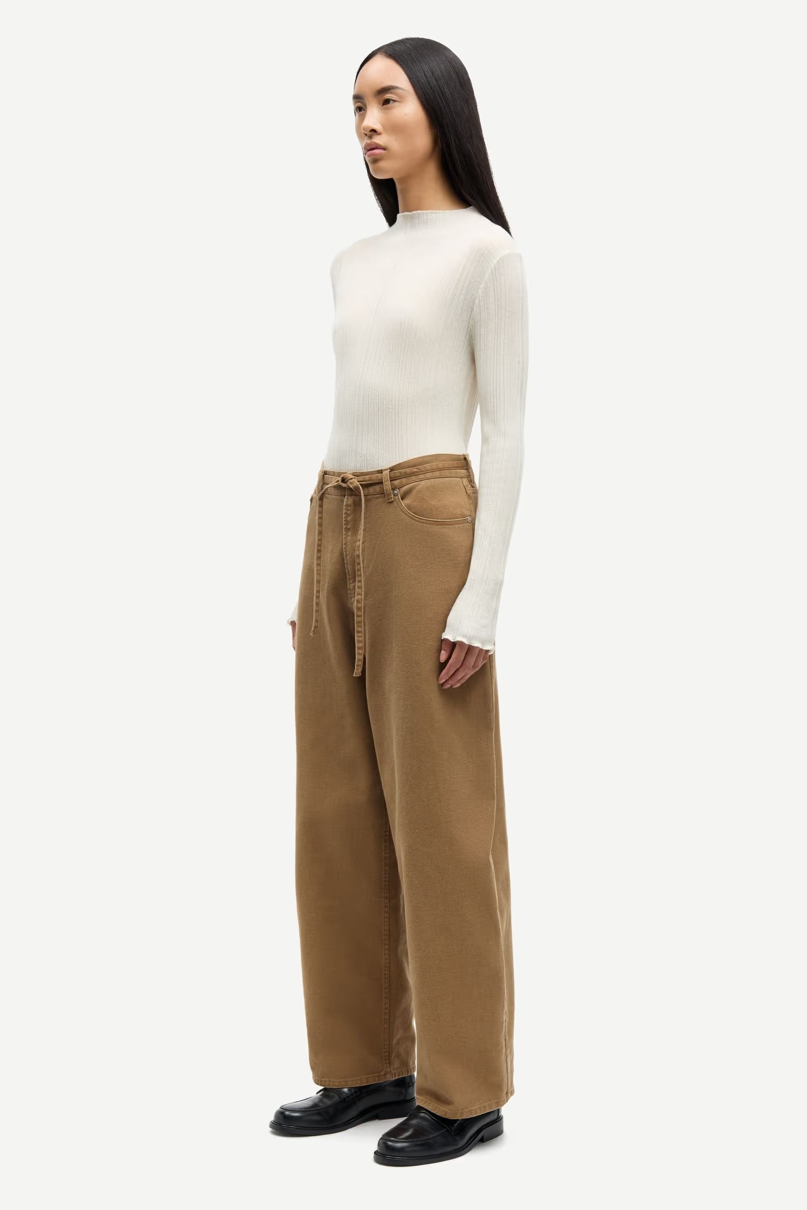 Saharper trouser belt - washed otter