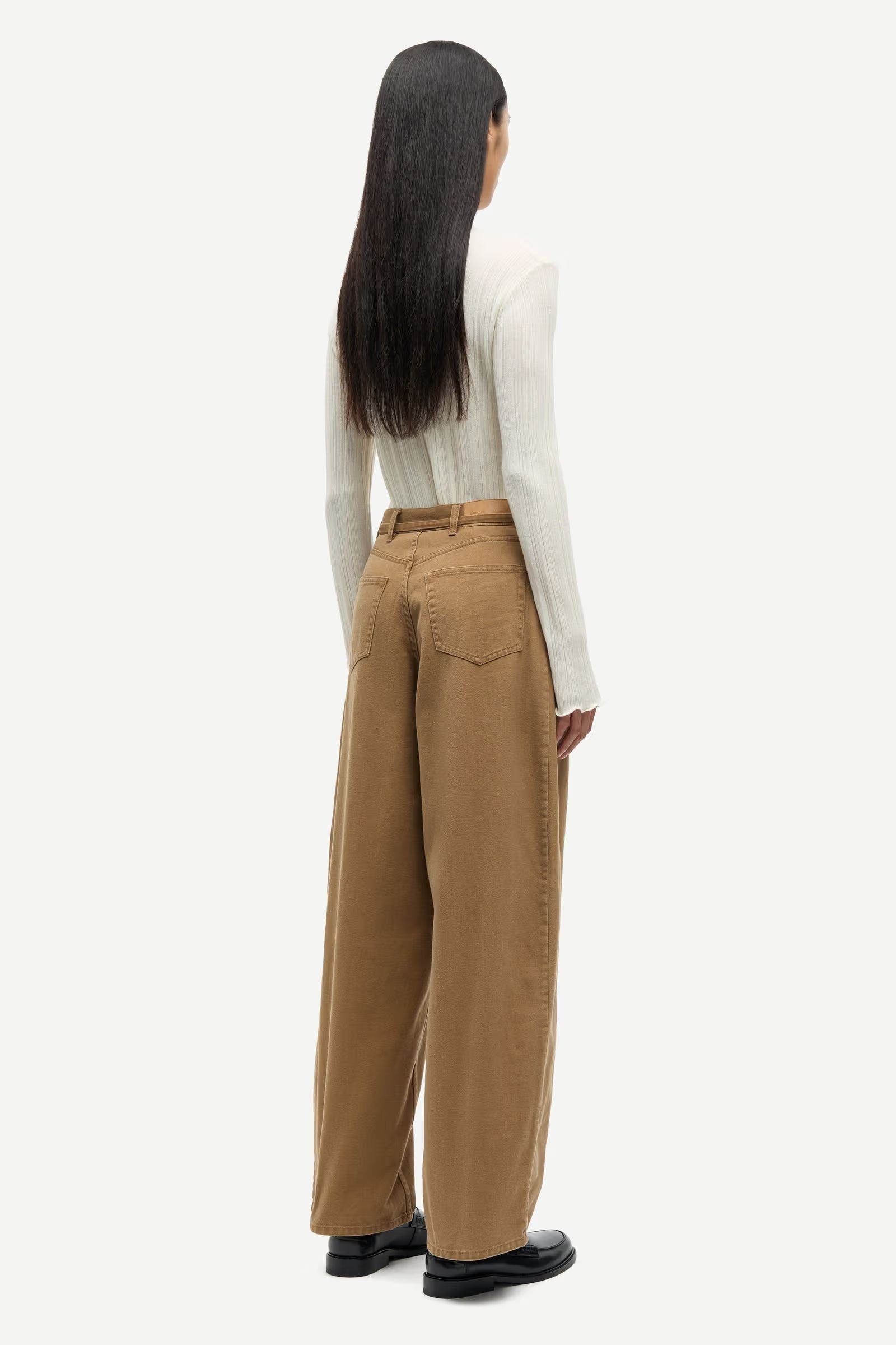 Saharper trouser belt - washed otter