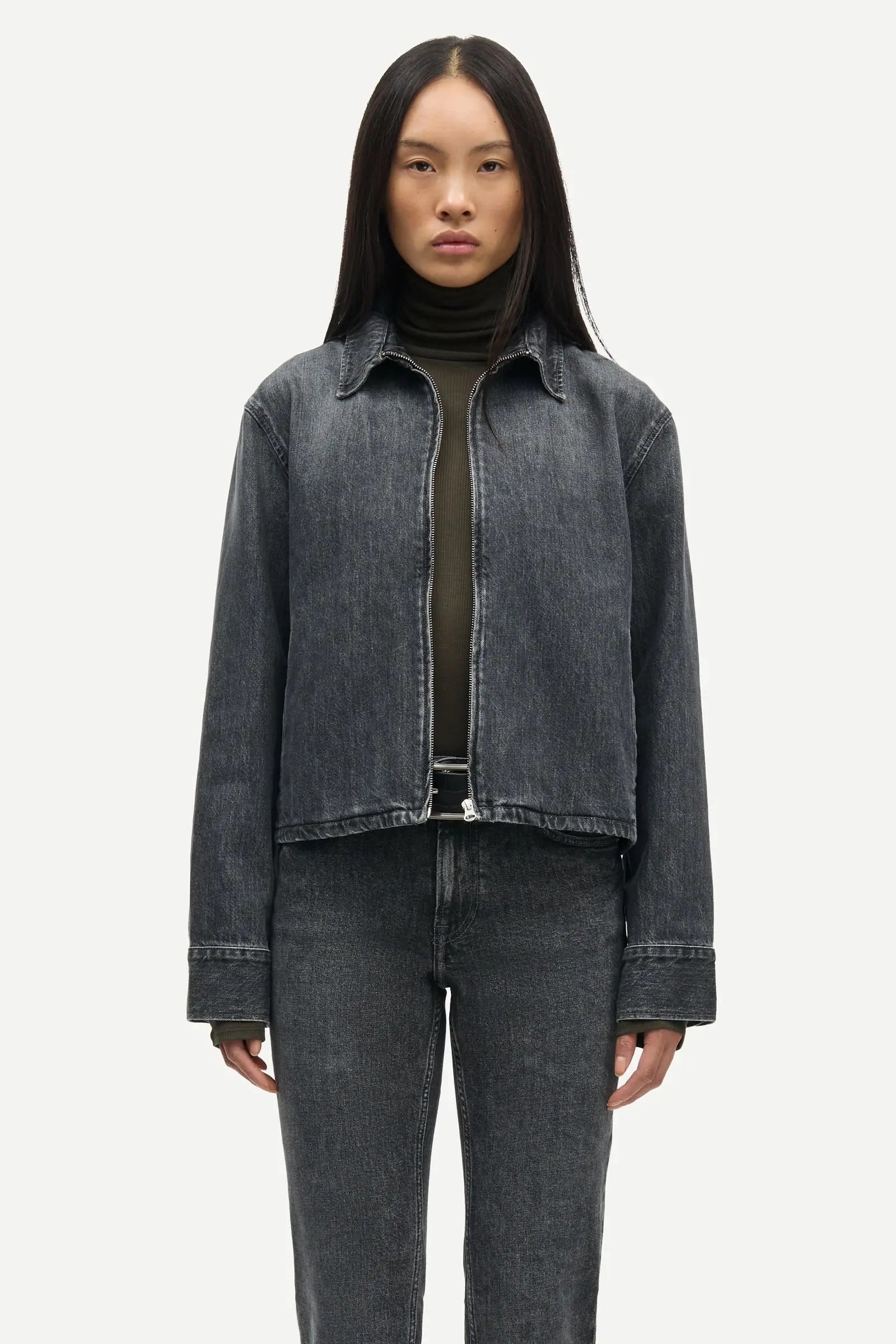 Sanarinna Zip Jacket - Grey Cloud