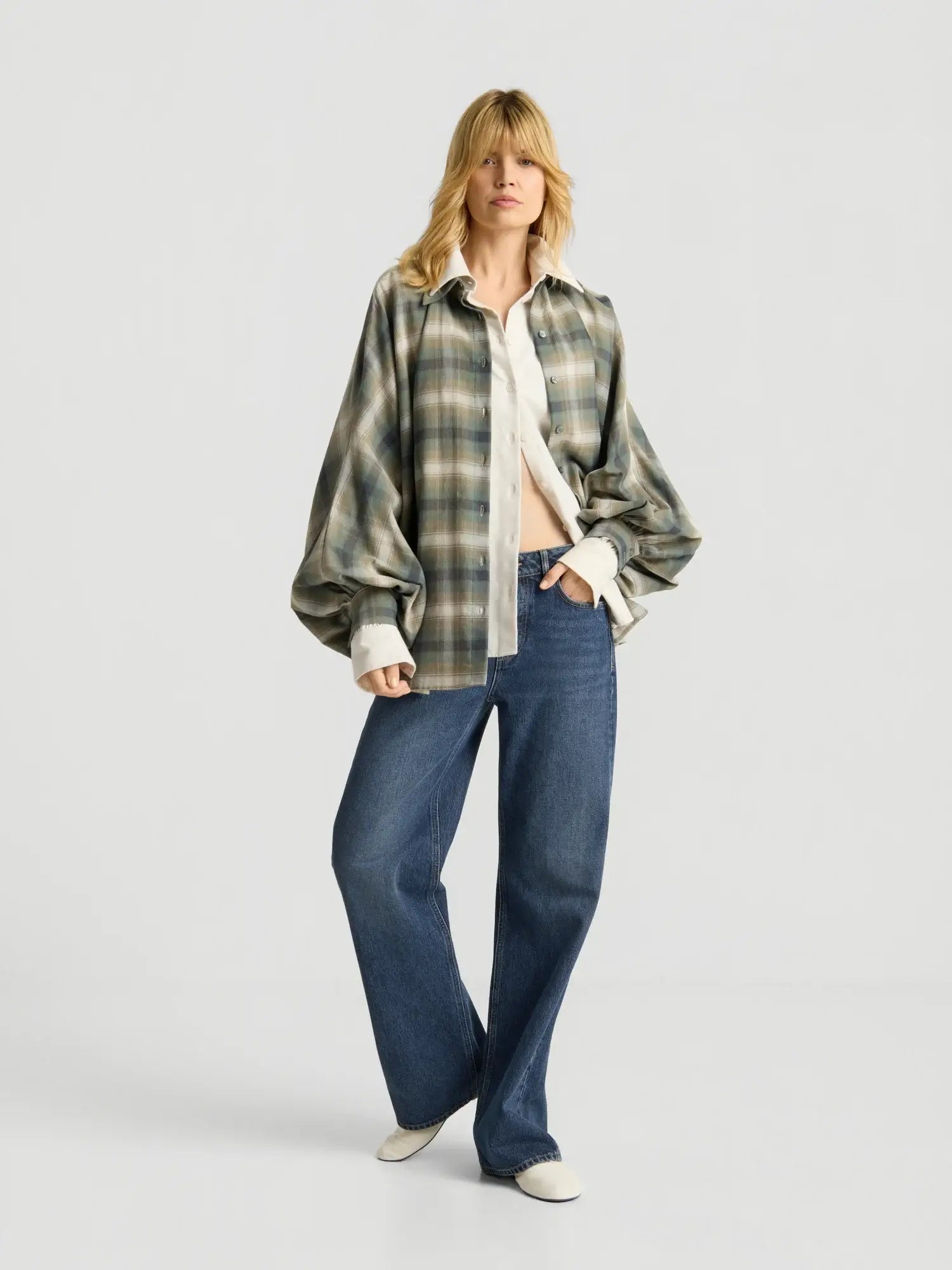 Blouse Antonia Check - Green
