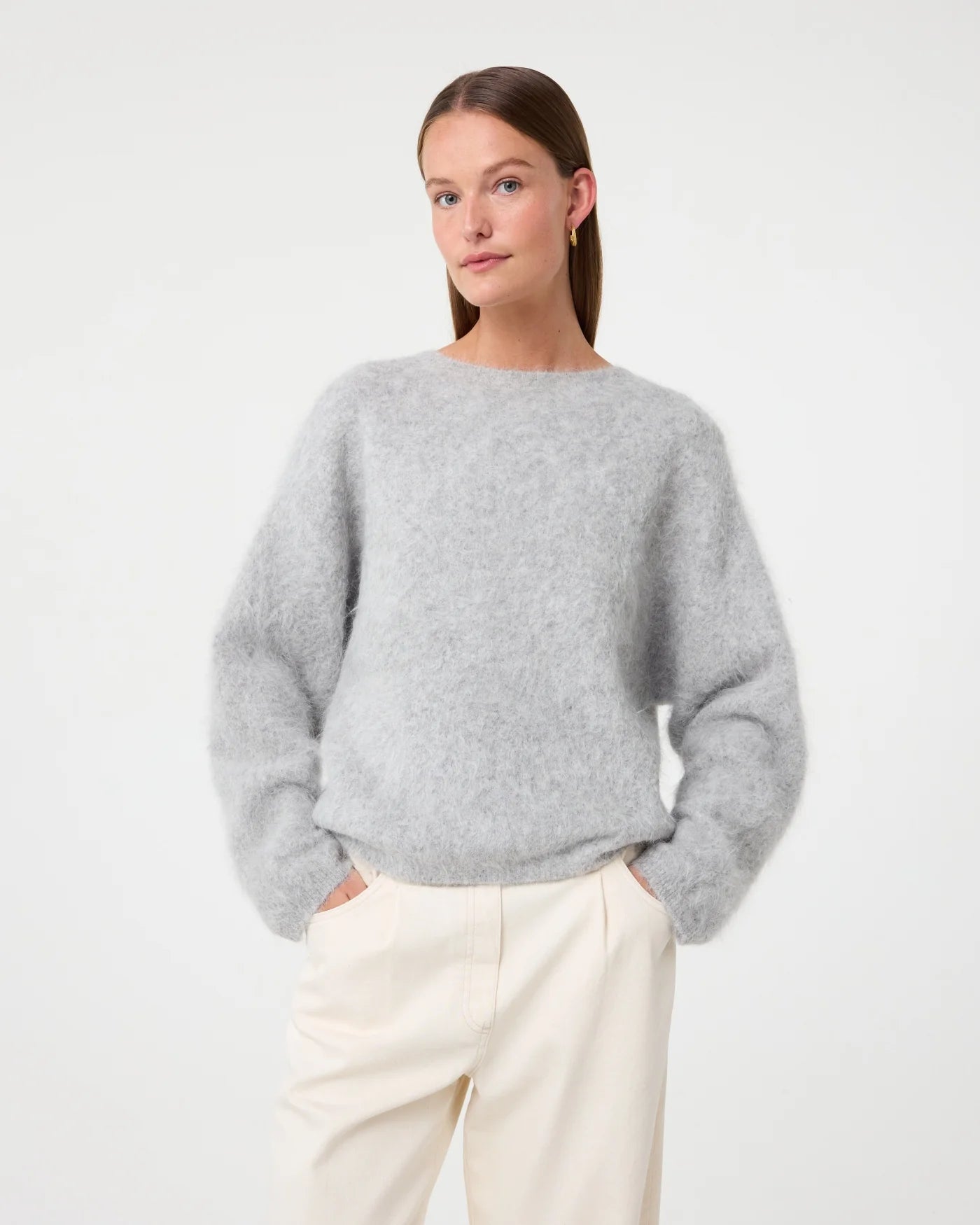 Amalia Pullover - Light Grey