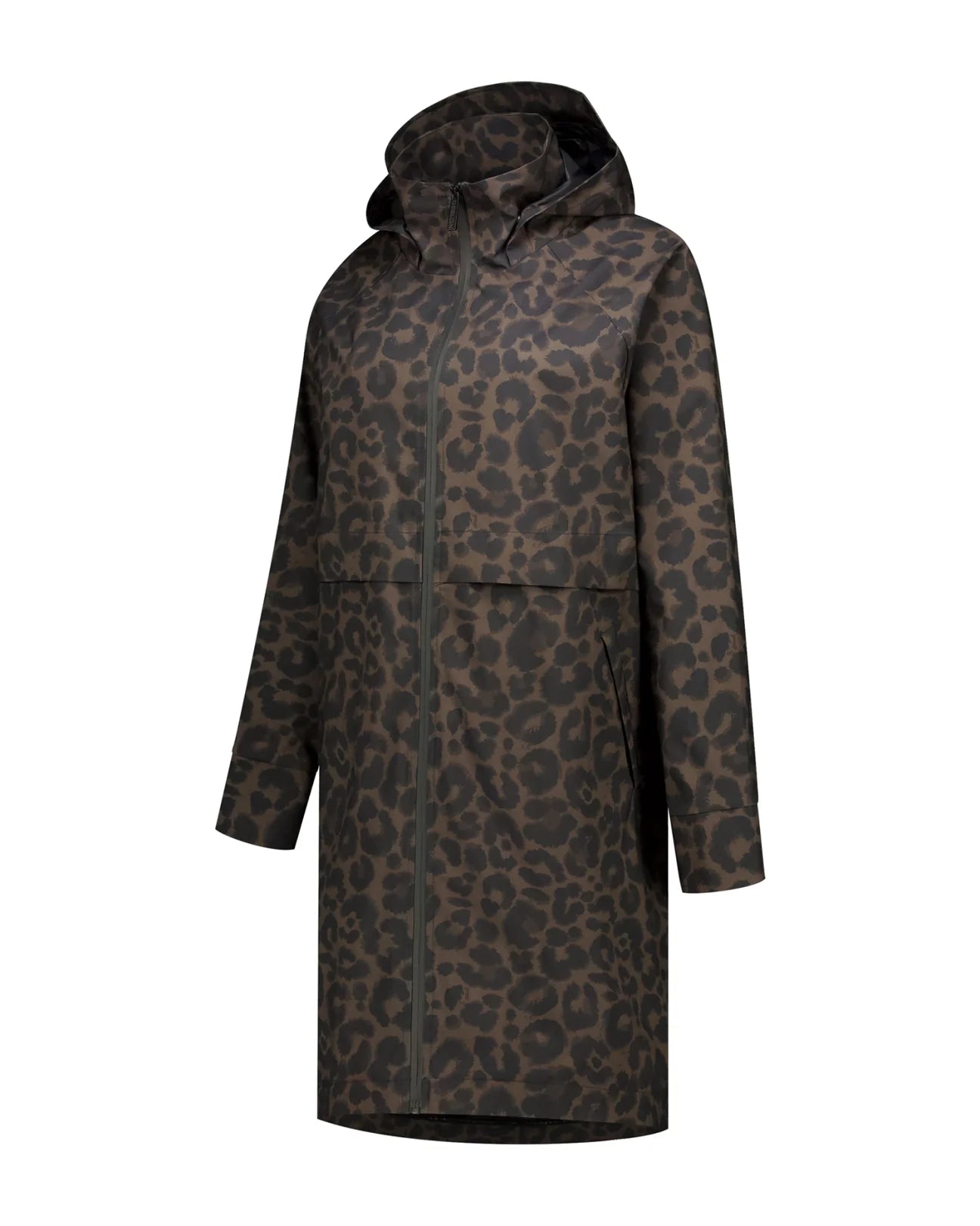 Romy Raincoat - Leopard Cacao