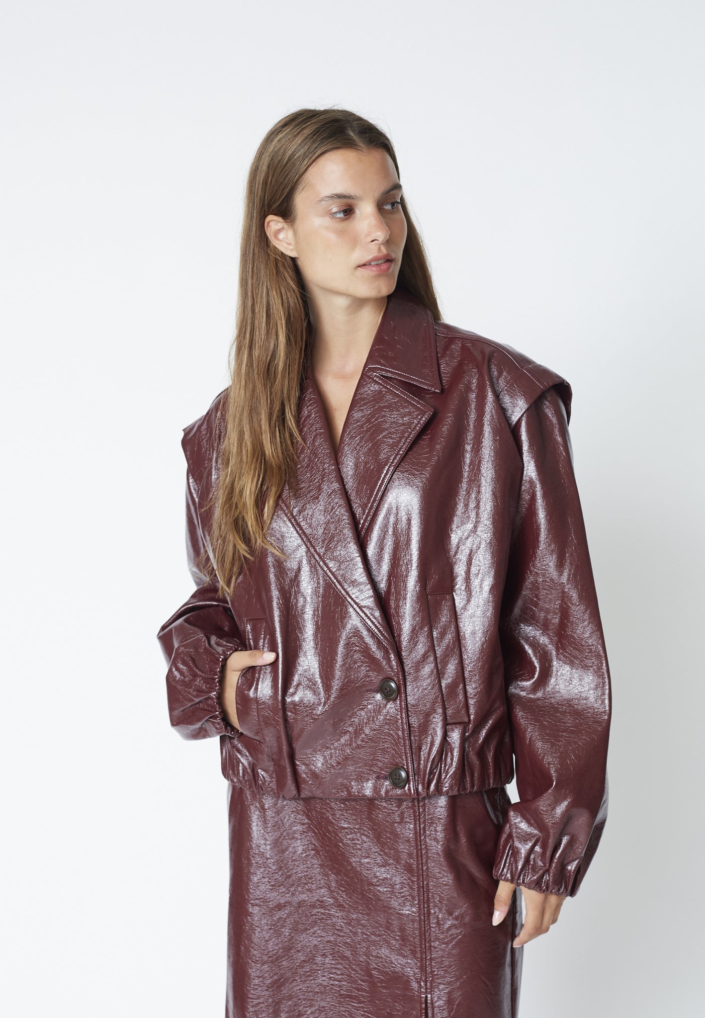 PosyCC Jacket - Wine Red