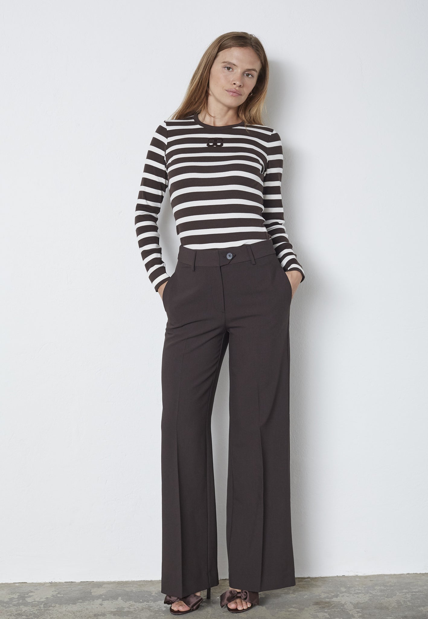 VolaCC Long Wide Pant - Dark Brown