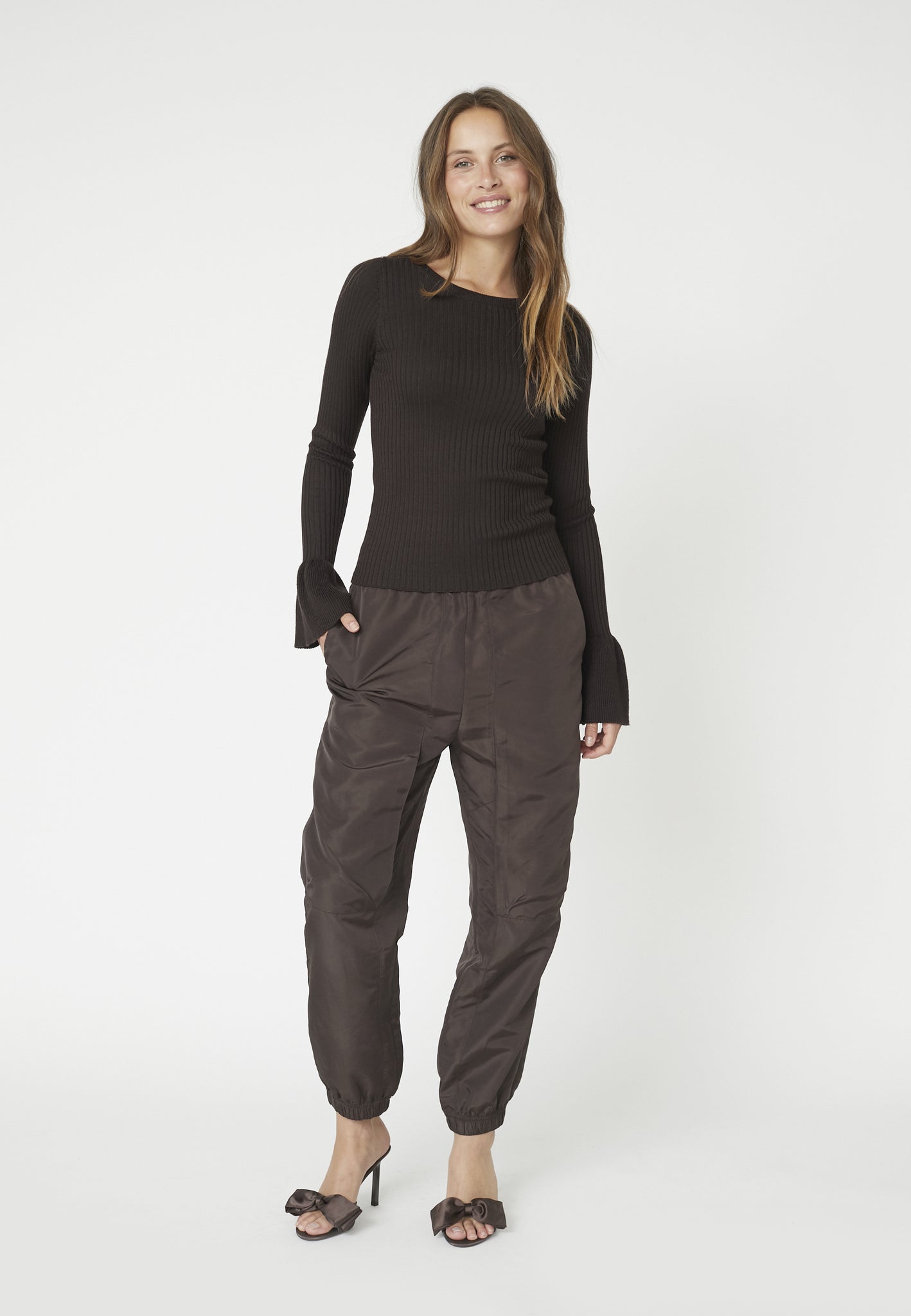 BalinCC Wide Cuff Knit - Dark Brown