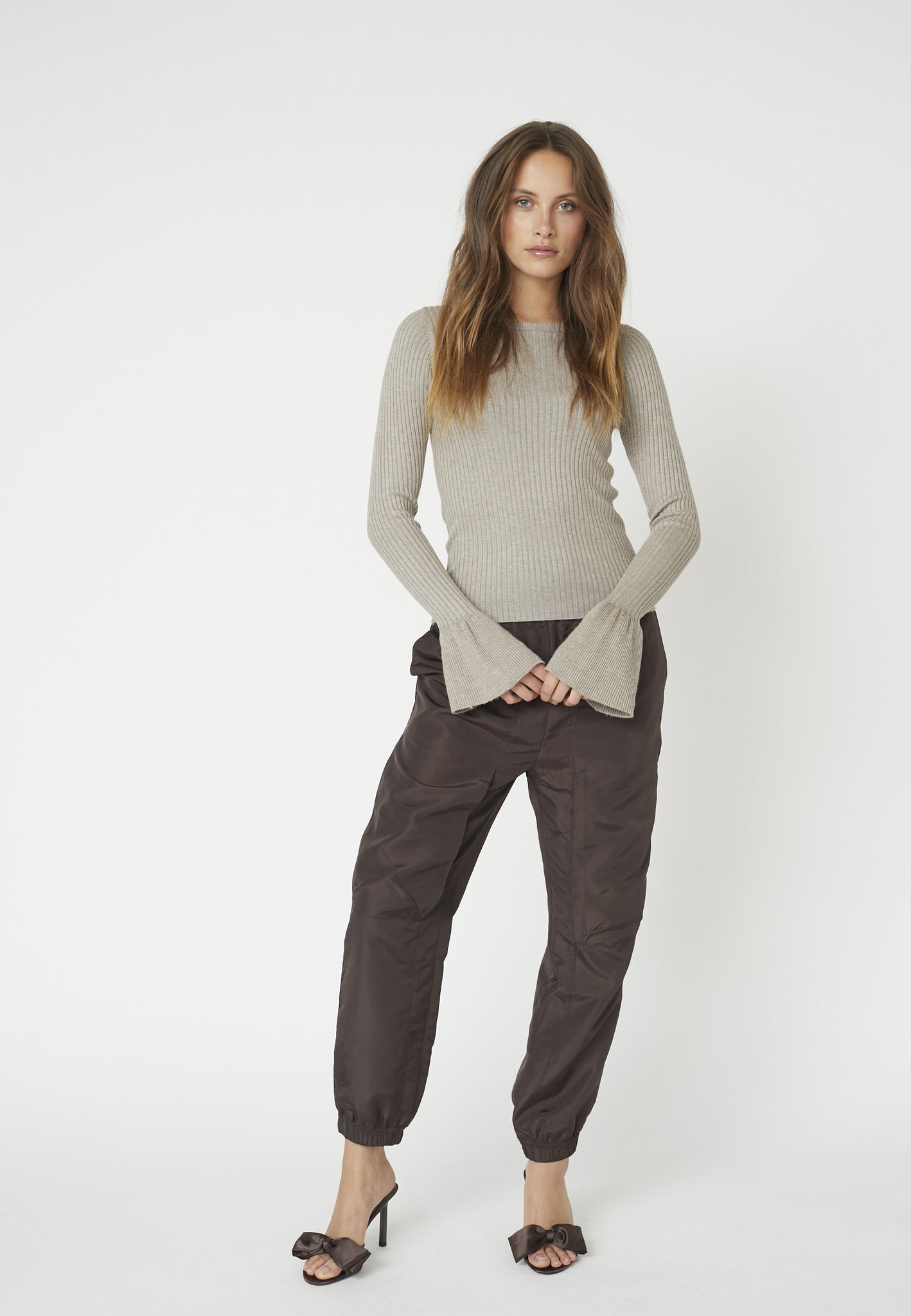 BalinCC Wide Cuff Knit - Light Walnut