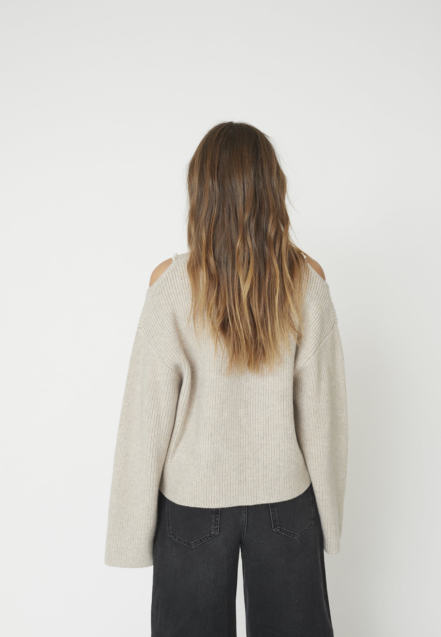 RowCC Rib Pearl Knit - Bone
