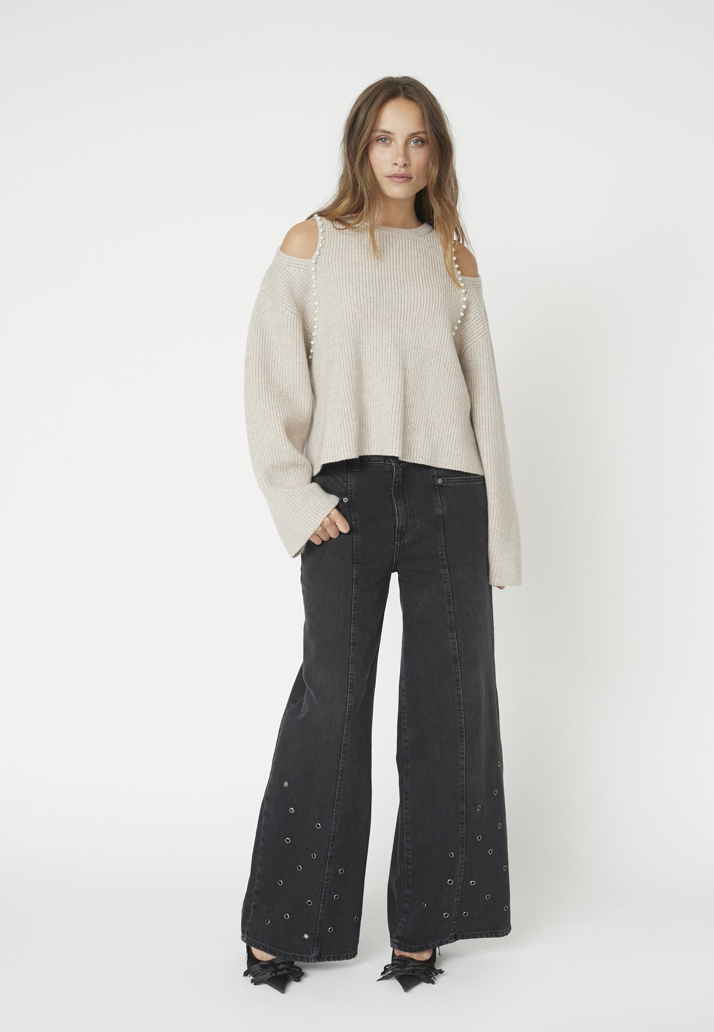 RowCC Rib Pearl Knit - Bone