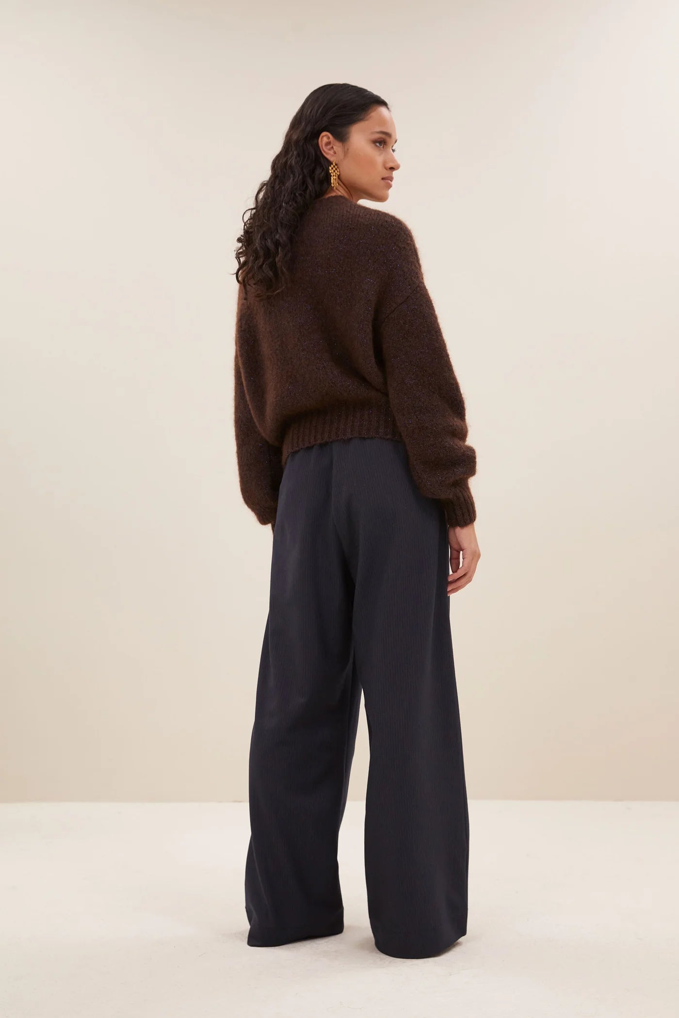 Sonny Sparkle Pullover - Dark Brown