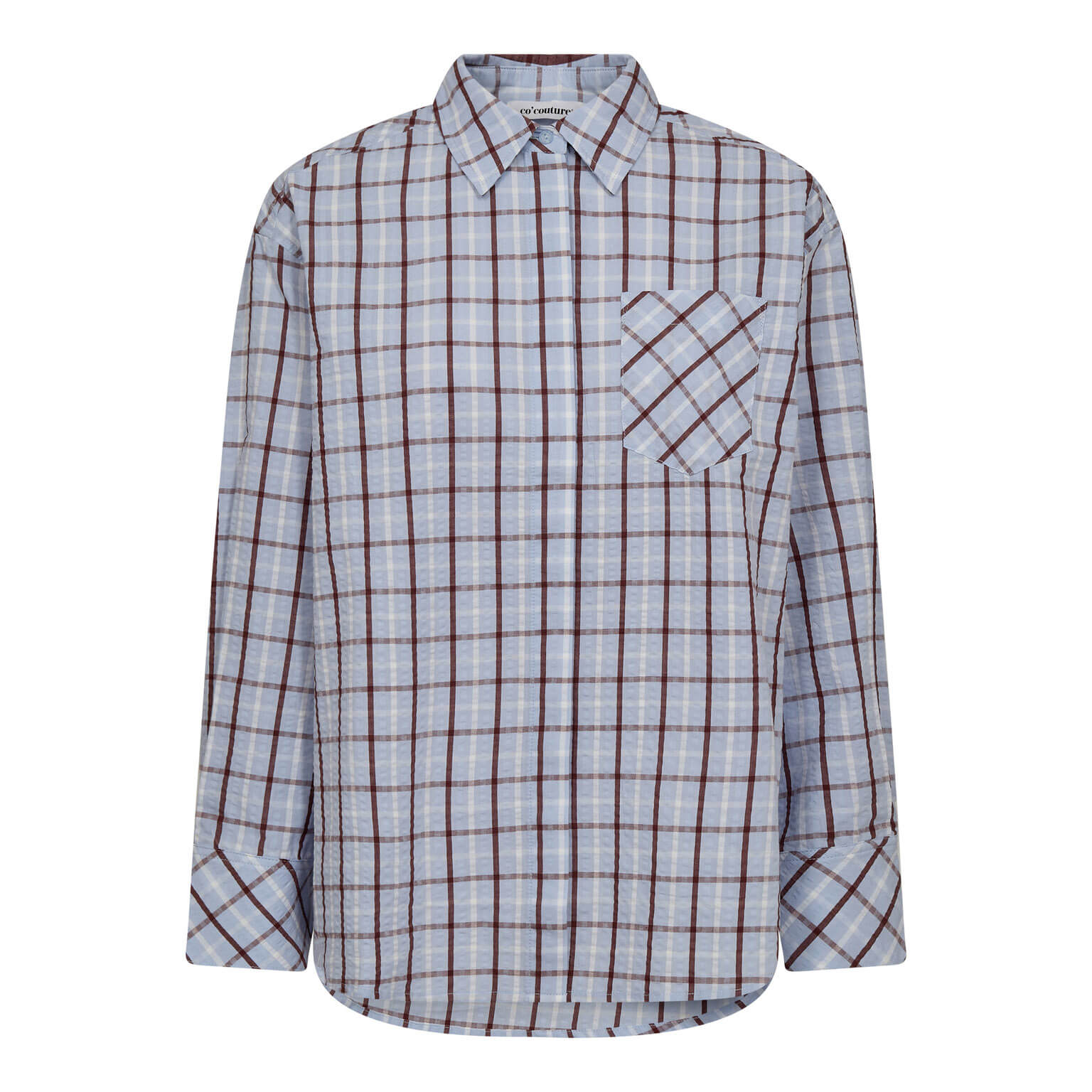 MileyCC Oversize Shirt - Pale Blue