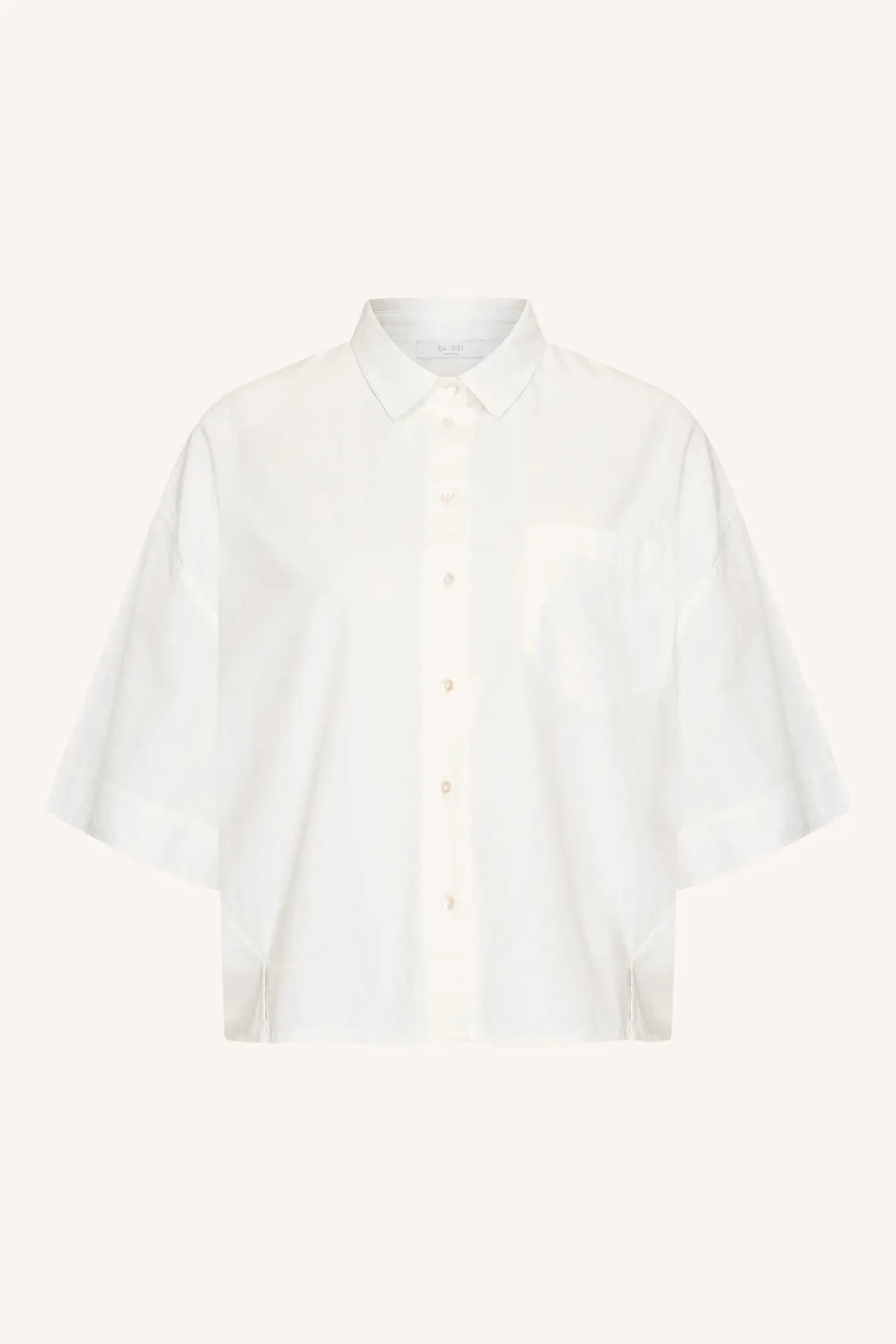 Pilar Poplin Blouse - White