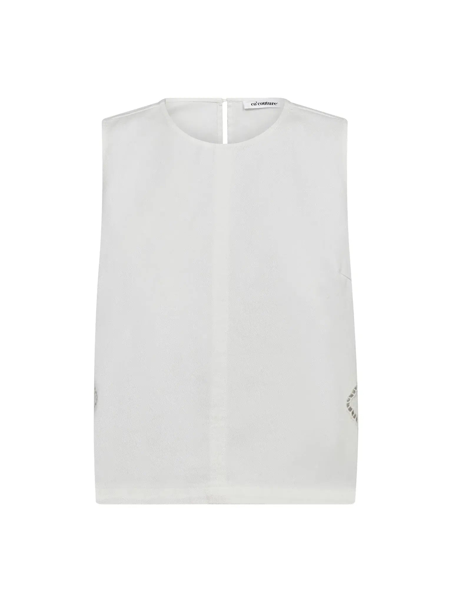 ColetteCC Embroidery Top - Off White