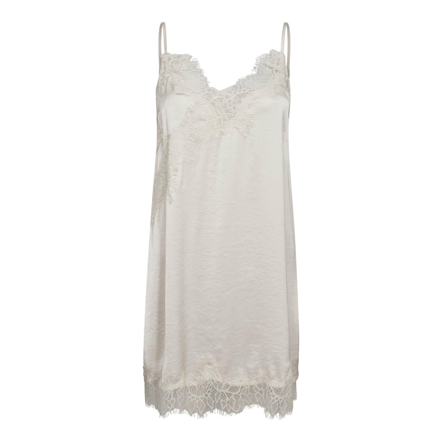 IdunCC Lace Crop Dress - Off White